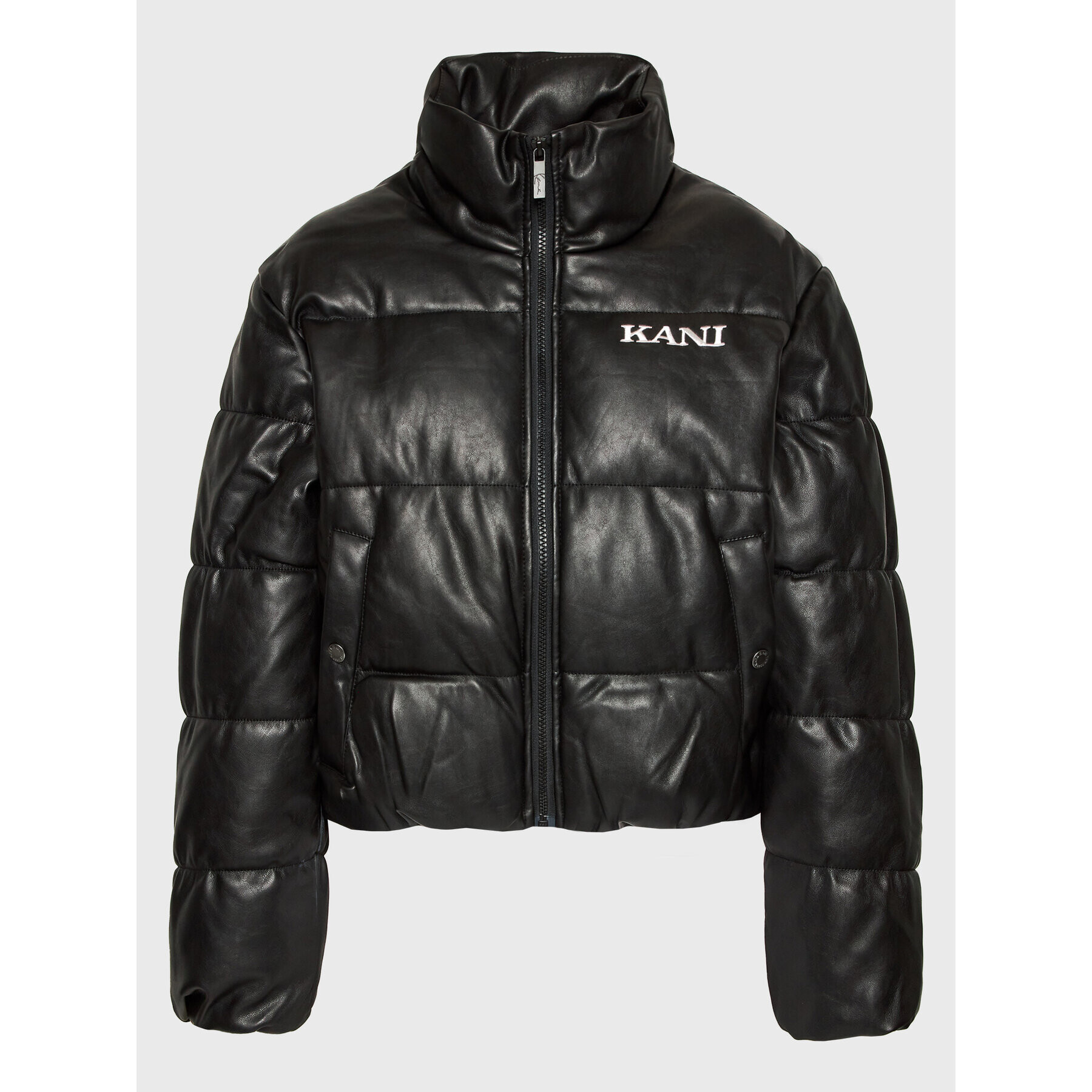 Karl Kani Bunda z imitace kůže Retro 6176503 Černá Regular Fit - Pepit.cz