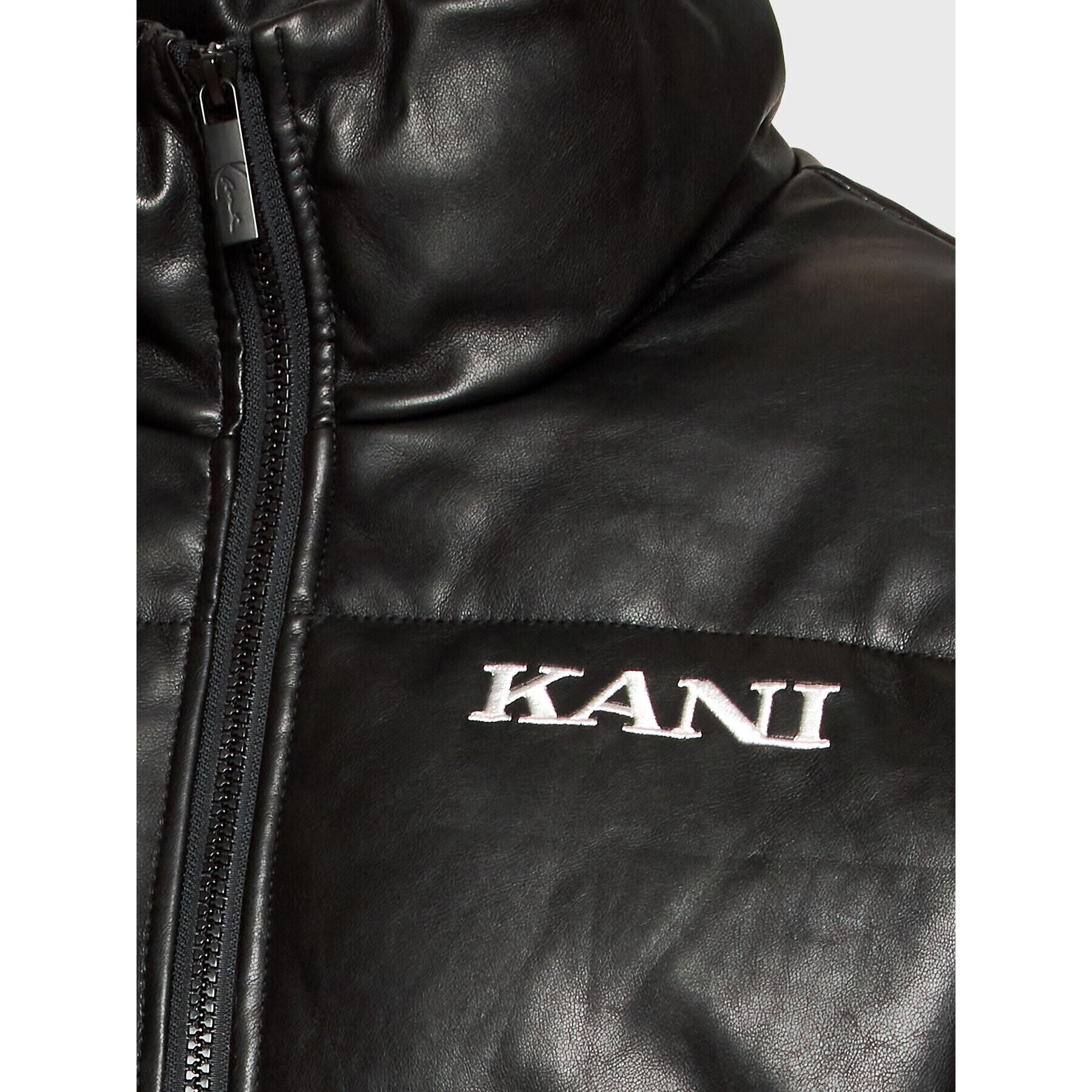 Karl Kani Bunda z imitace kůže Retro 6176503 Černá Regular Fit - Pepit.cz