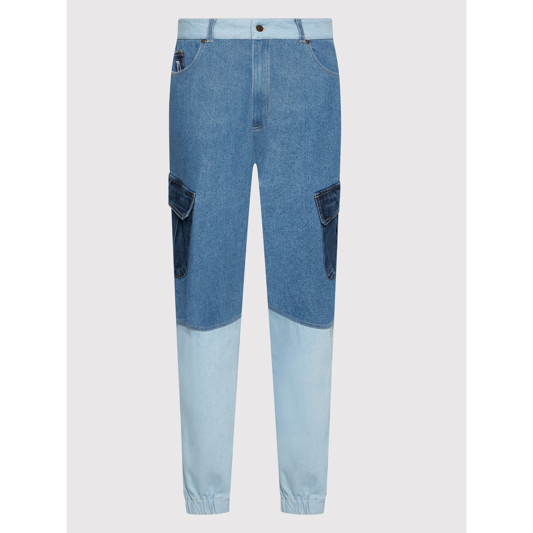 Karl Kani Jeansy Block 6000853 Modrá Relaxed Fit - Pepit.cz