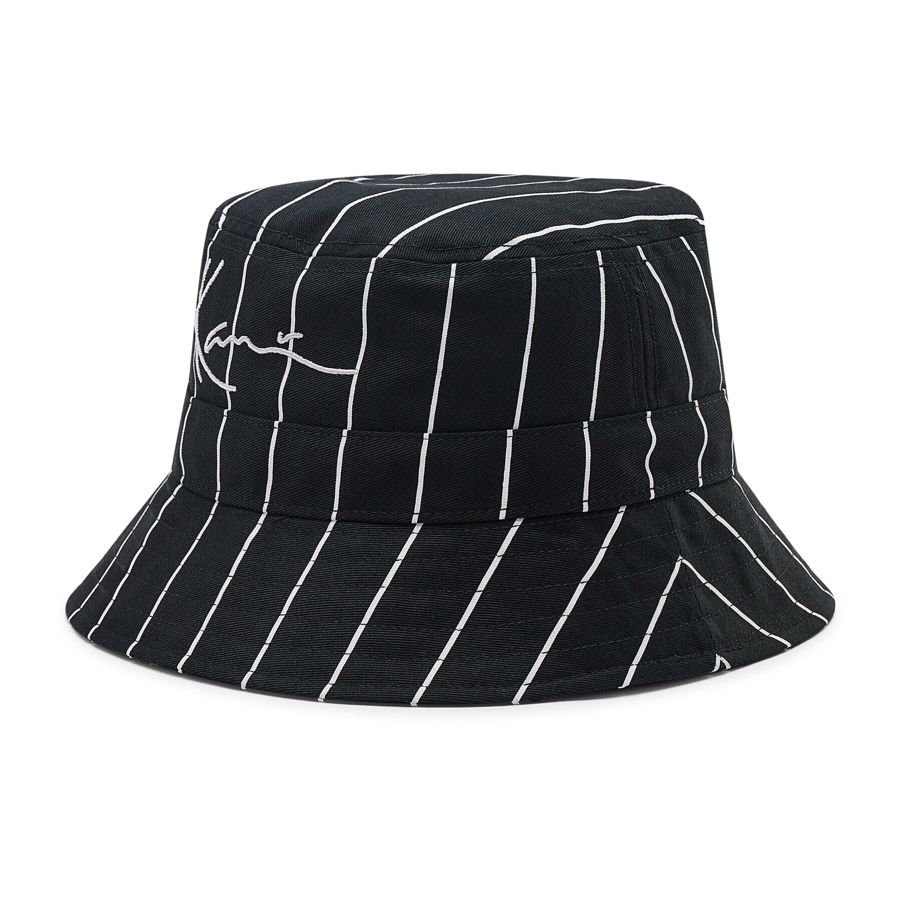 Karl Kani Klobouk Signature Pinstripe Bucket 7015468 Černá - Pepit.cz