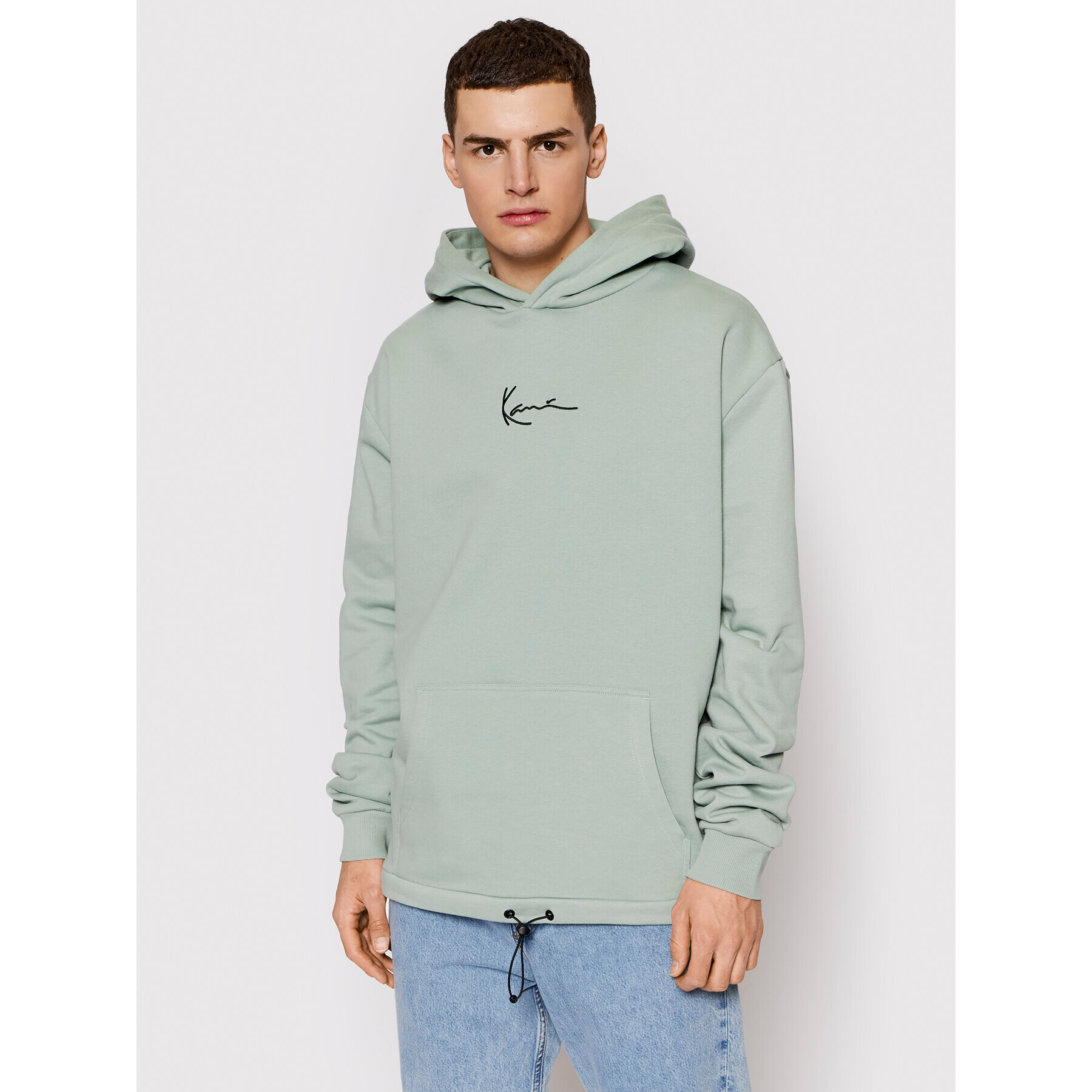 Karl Kani Mikina Unisex Small Signature 6028945 Zelená Relaxed Fit - Pepit.cz