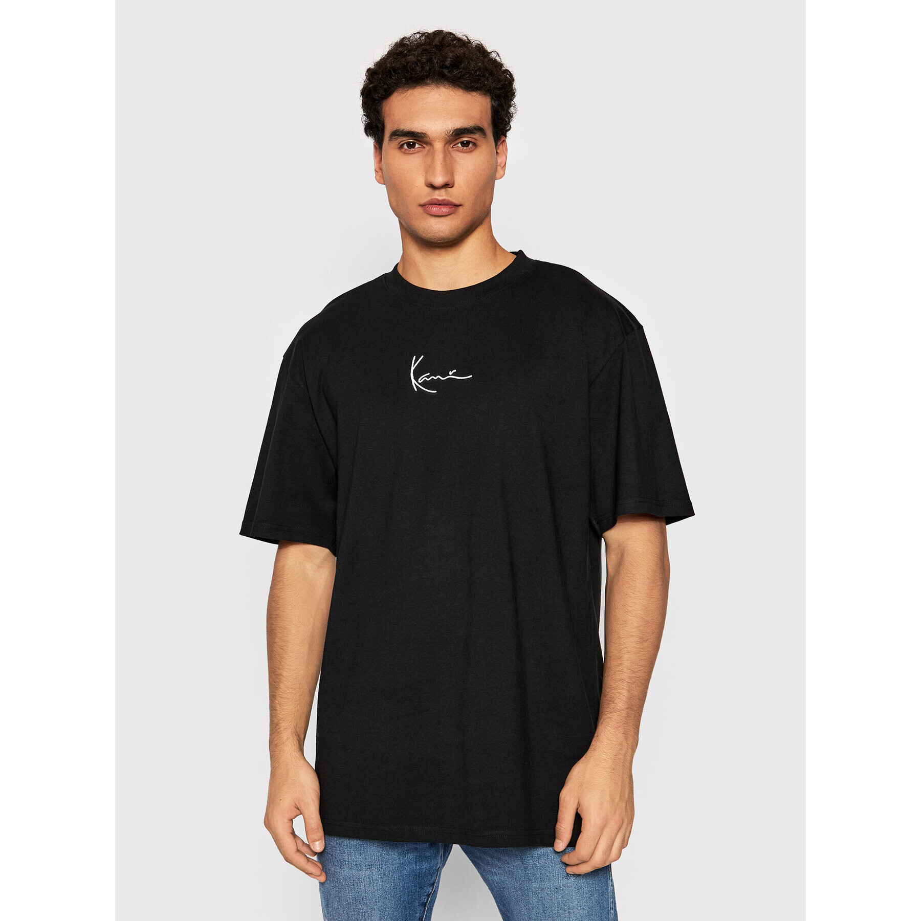 Karl Kani T-Shirt Small Signature 6060584 Černá Regular Fit - Pepit.cz