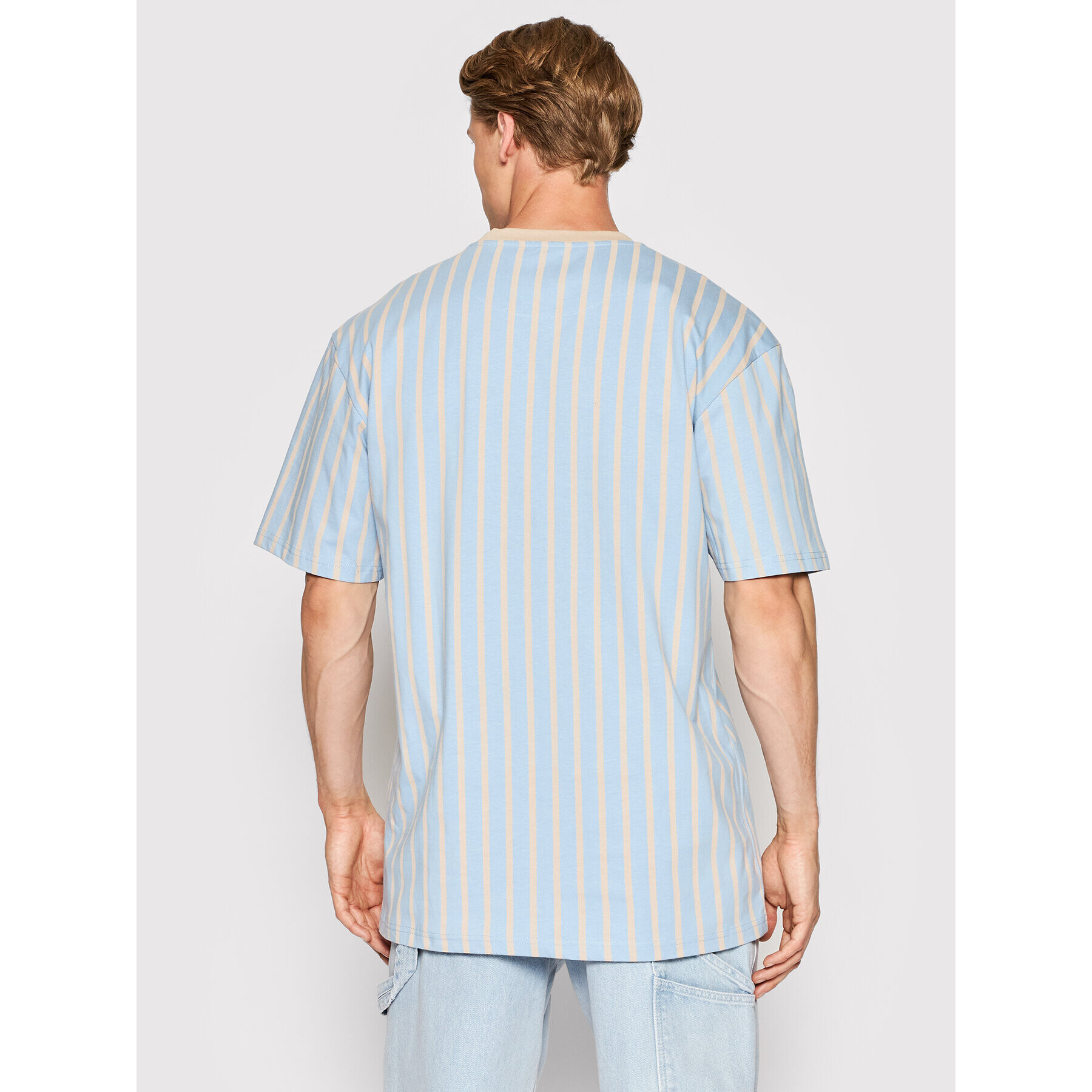 Karl Kani T-Shirt Stripe 6033292 Modrá Regular Fit - Pepit.cz