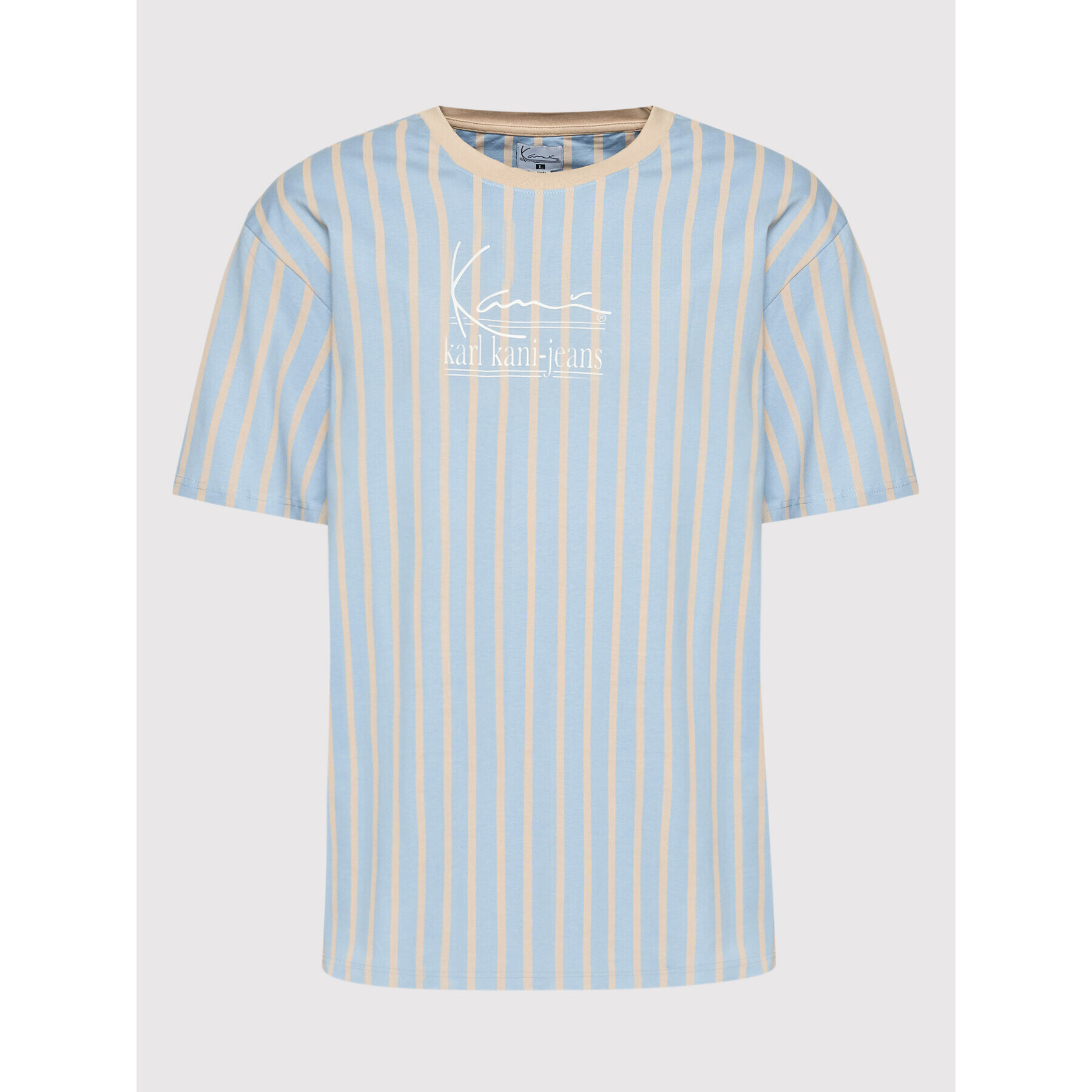 Karl Kani T-Shirt Stripe 6033292 Modrá Regular Fit - Pepit.cz