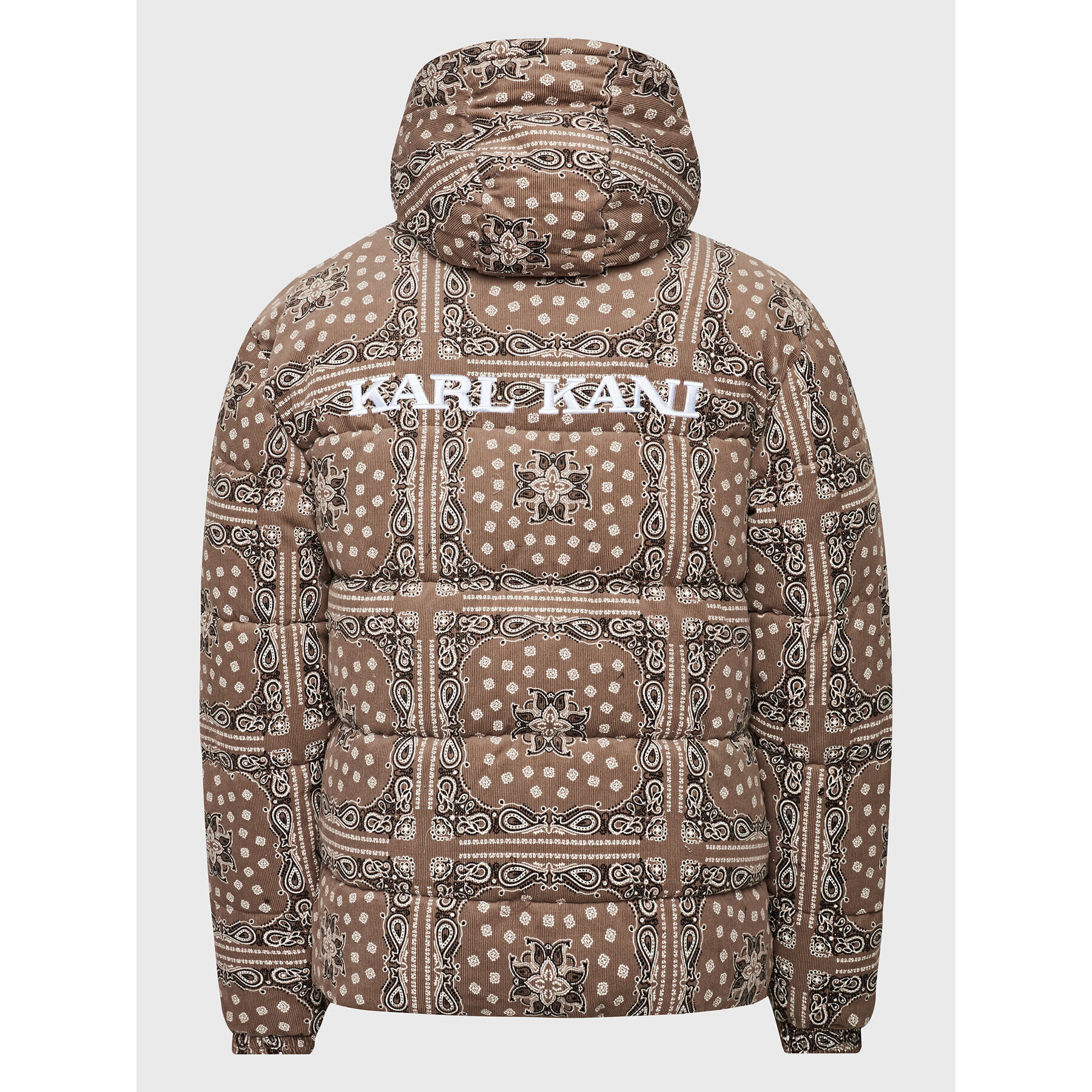 Karl Kani Vatovaná bunda Corduroy Paisley 6076829 Hnědá Regular Fit - Pepit.cz