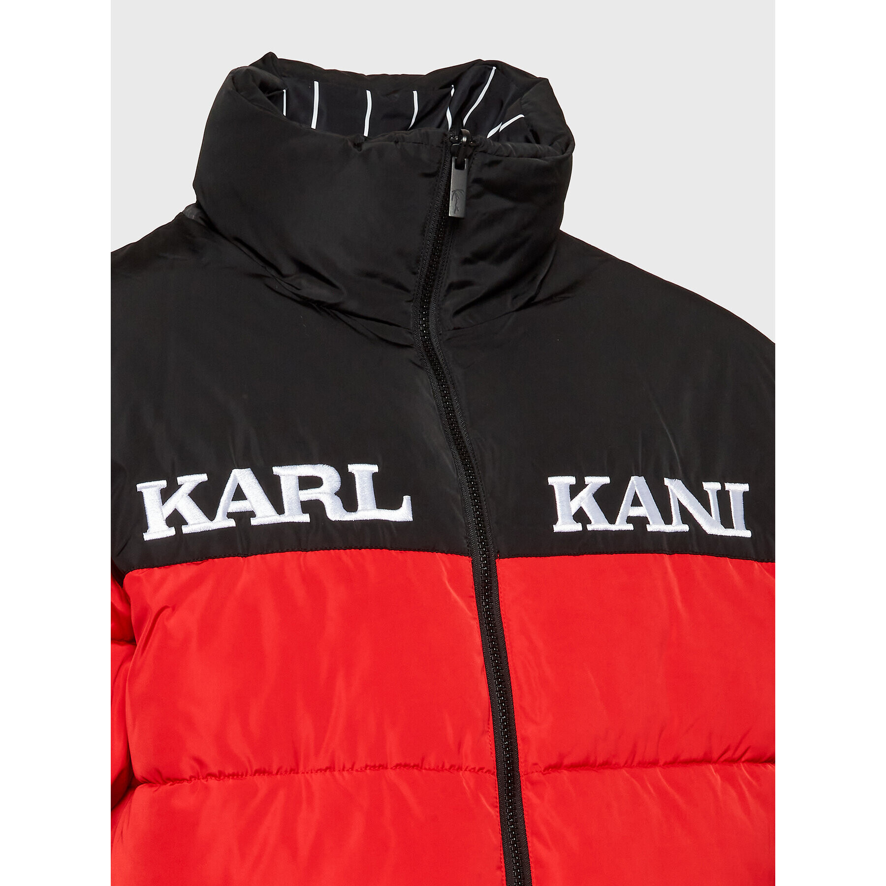 Karl Kani Vatovaná bunda Retro Block 6076823 Červená Regular Fit - Pepit.cz