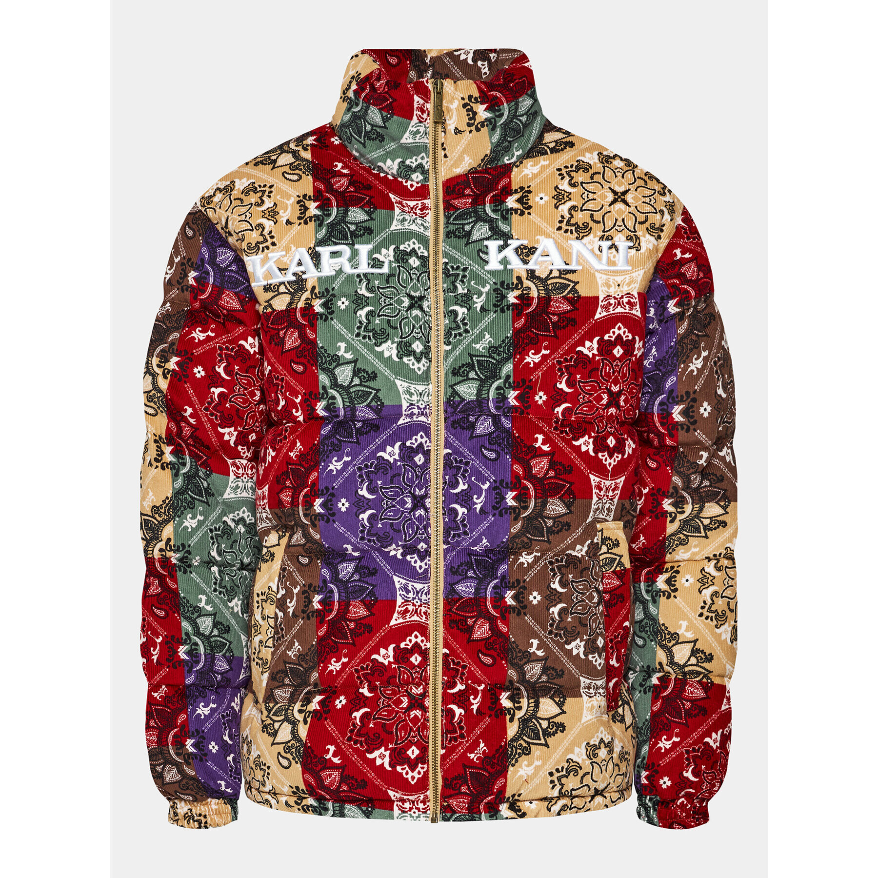 Karl Kani Vatovaná bunda Retro Paisley 6076010 Barevná Relaxed Fit - Pepit.cz