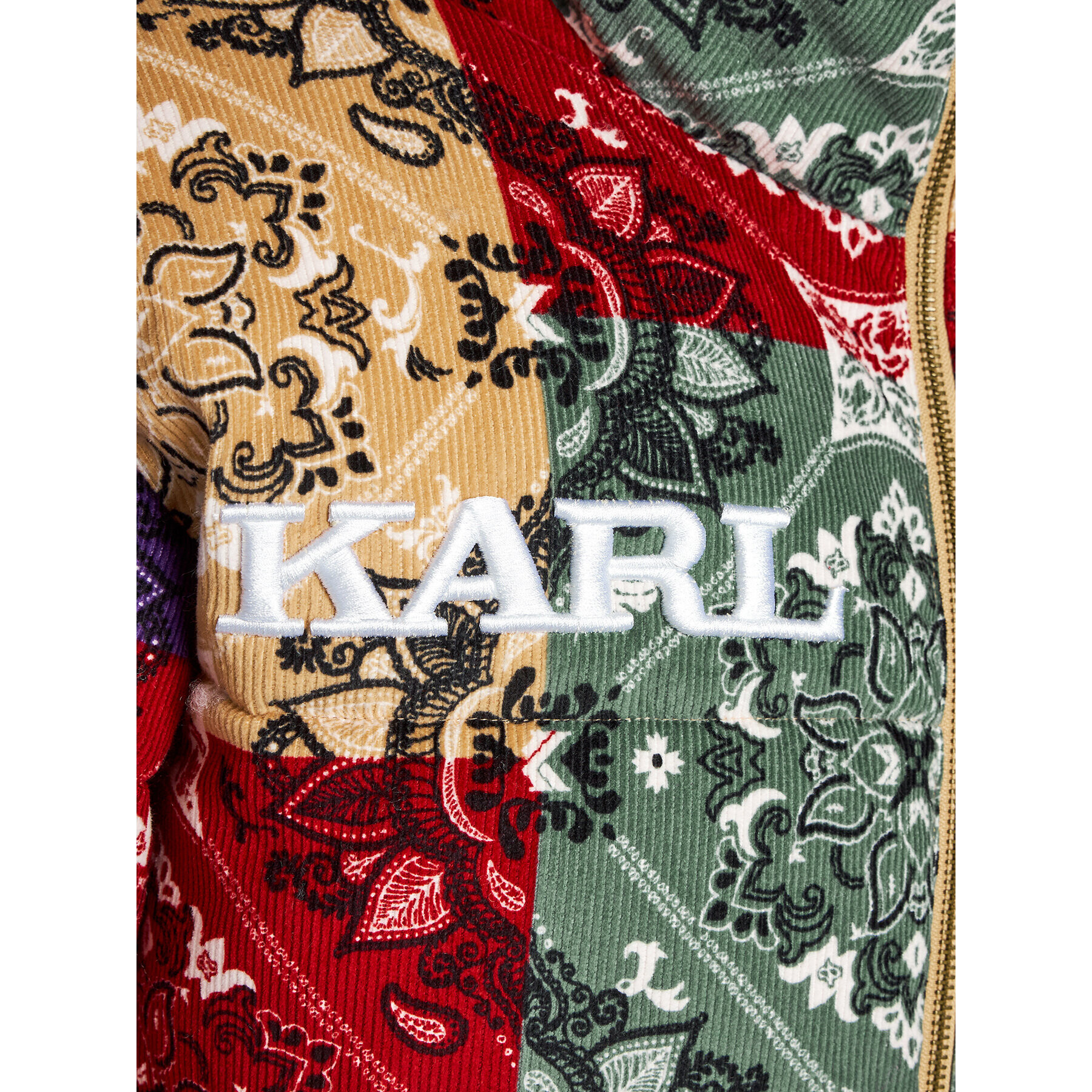 Karl Kani Vatovaná bunda Retro Paisley 6076010 Barevná Relaxed Fit - Pepit.cz