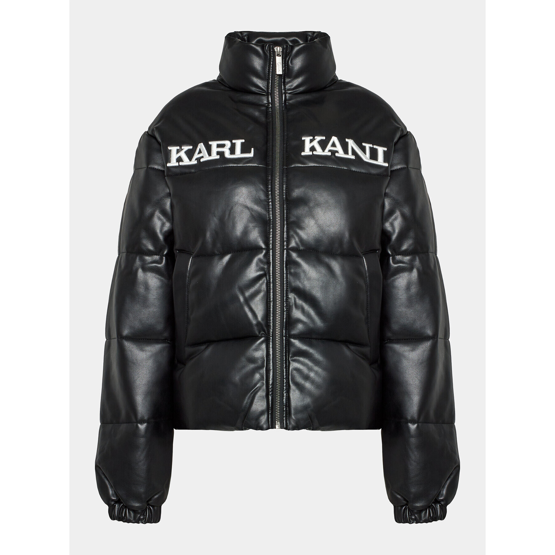 Karl Kani Vatovaná bunda Retro Pu 6176636 Černá Regular Fit - Pepit.cz