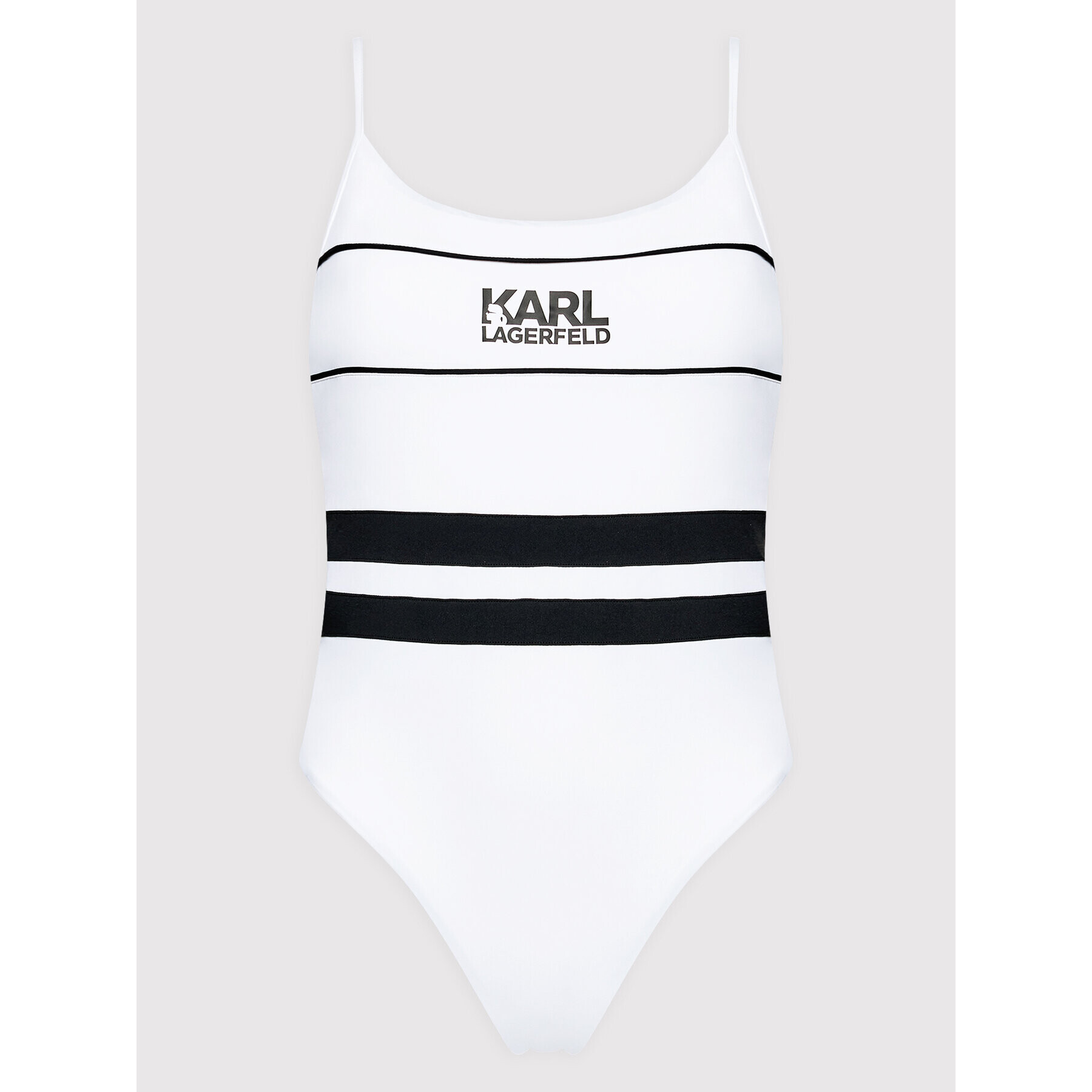 KARL LAGERFELD Bikiny KL22WOP05 Bílá - Pepit.cz