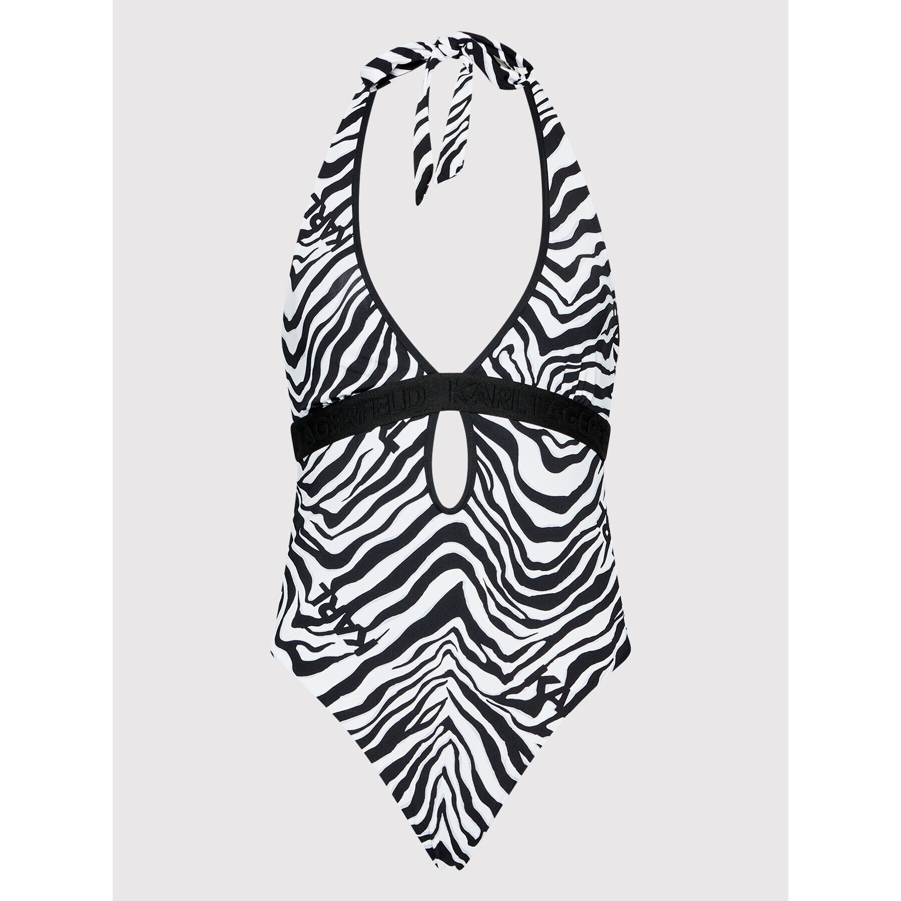 KARL LAGERFELD Bikiny Zebra KL22WOP15 Černá - Pepit.cz