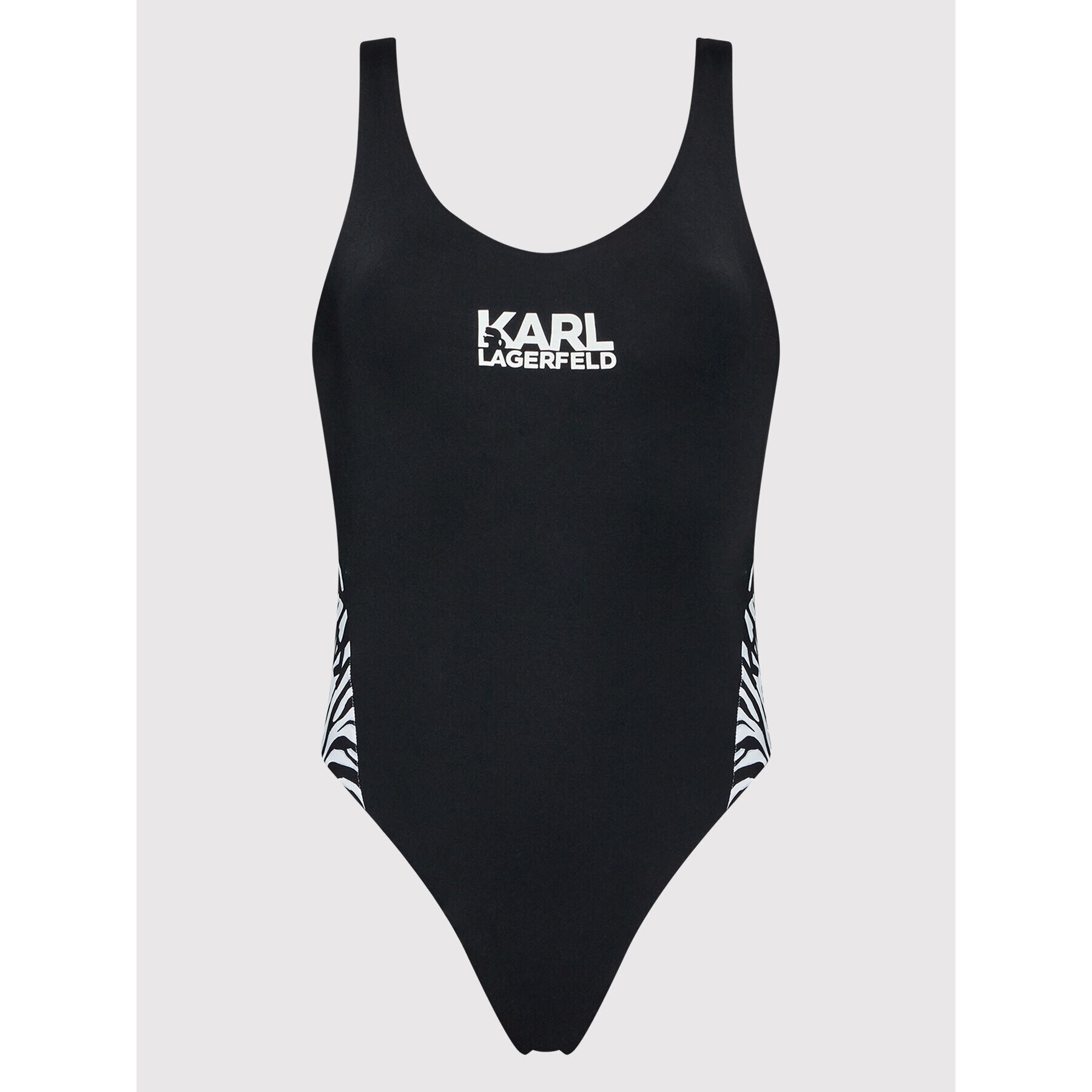 KARL LAGERFELD Bikiny Zebra KL22WOP16 Černá - Pepit.cz