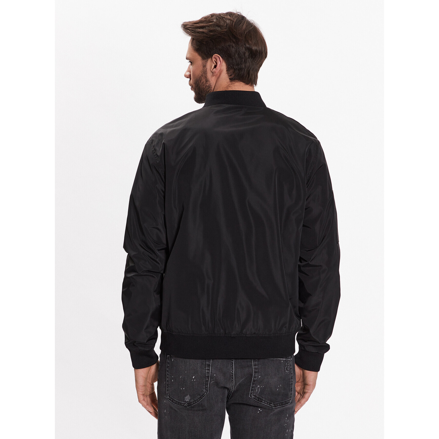 KARL LAGERFELD Bunda bomber 505062 532565 Černá Regular Fit - Pepit.cz