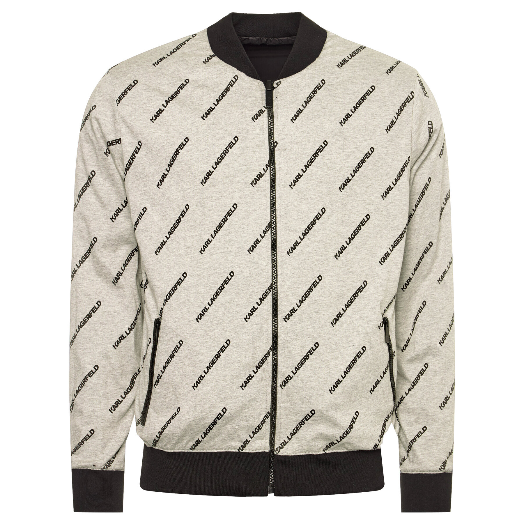 KARL LAGERFELD Bunda bomber 505065 501560 Černá Regular Fit - Pepit.cz