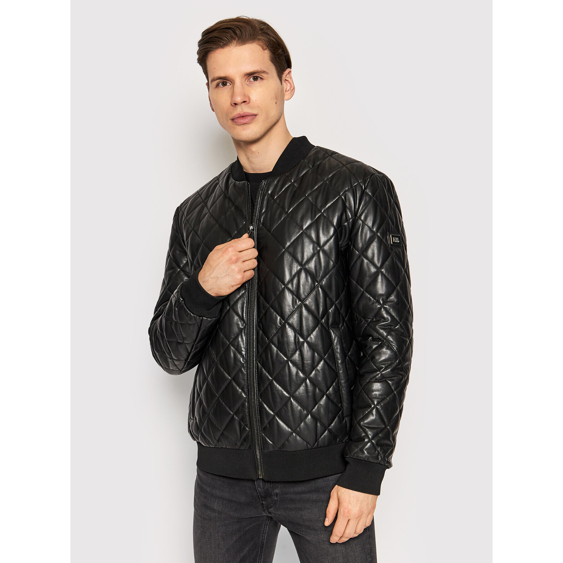 KARL LAGERFELD Bunda bomber 555014 521410 Černá Regular Fit - Pepit.cz