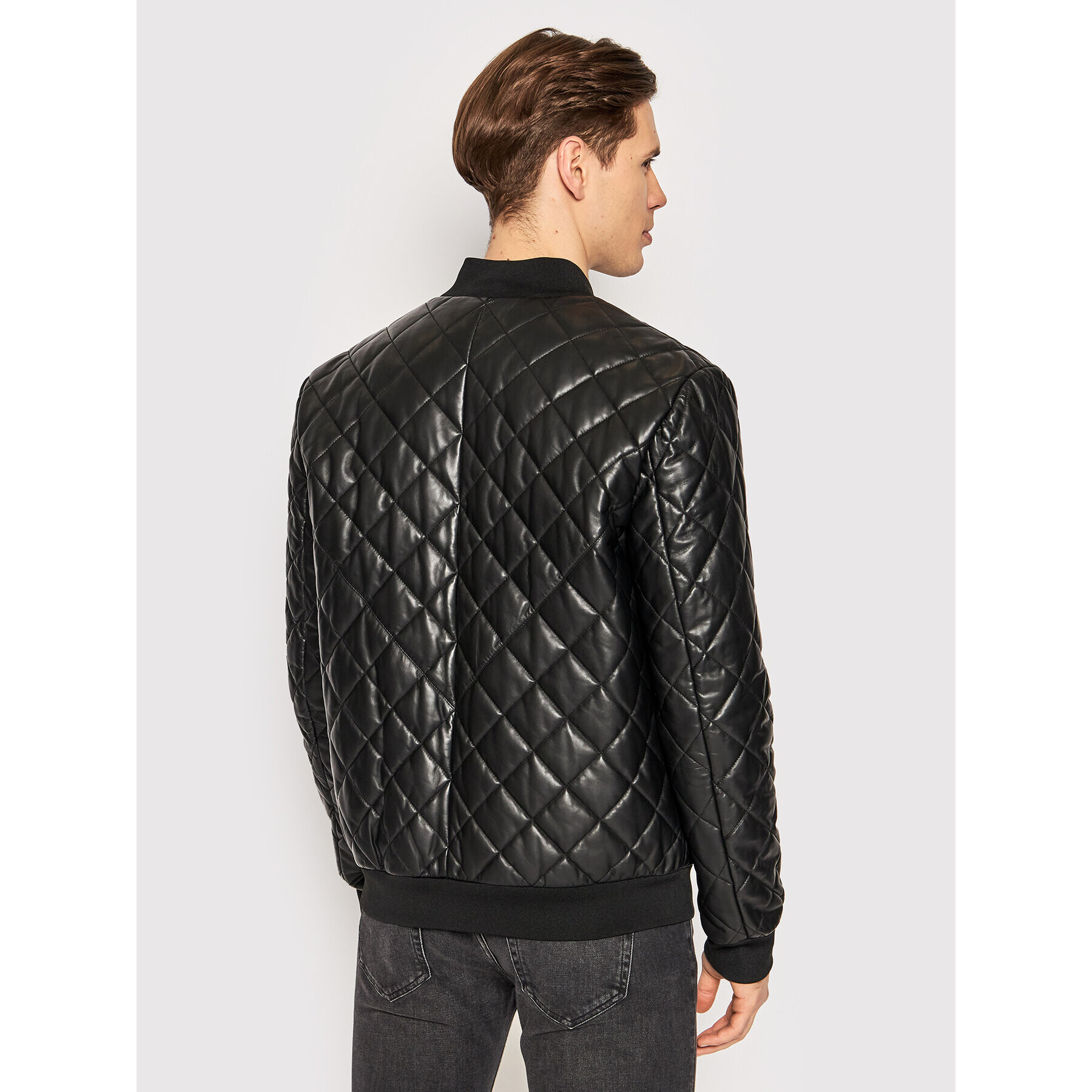 KARL LAGERFELD Bunda bomber 555014 521410 Černá Regular Fit - Pepit.cz