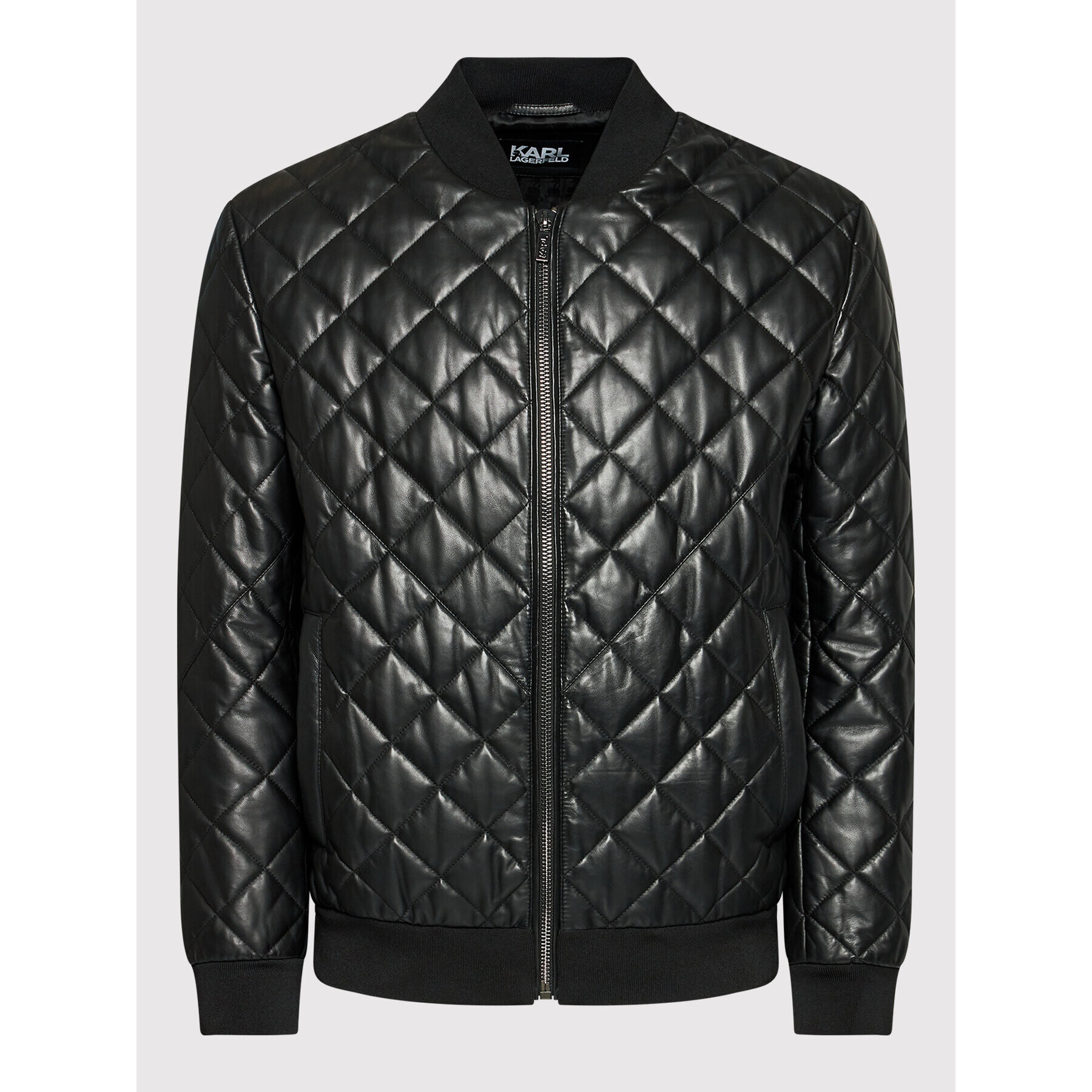 KARL LAGERFELD Bunda bomber 555014 521410 Černá Regular Fit - Pepit.cz