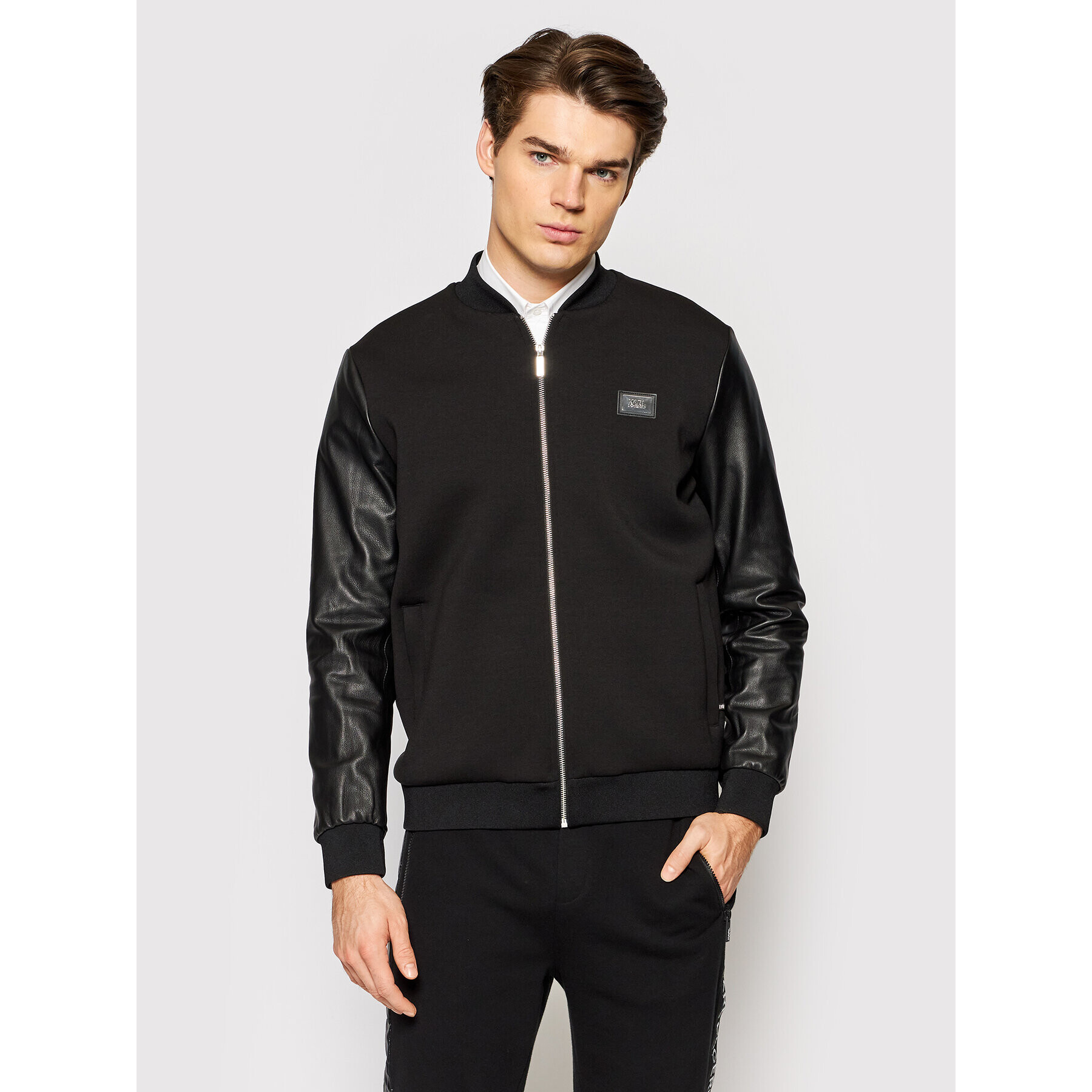 KARL LAGERFELD Bunda bomber 705018 512903 Černá Regular Fit - Pepit.cz