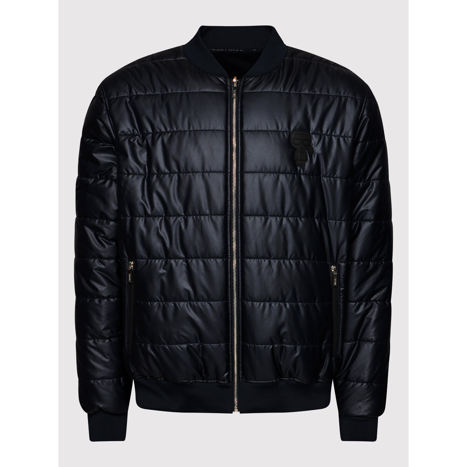 KARL LAGERFELD Bunda bomber Rev 505062 512573 Tmavomodrá Regular Fit - Pepit.cz