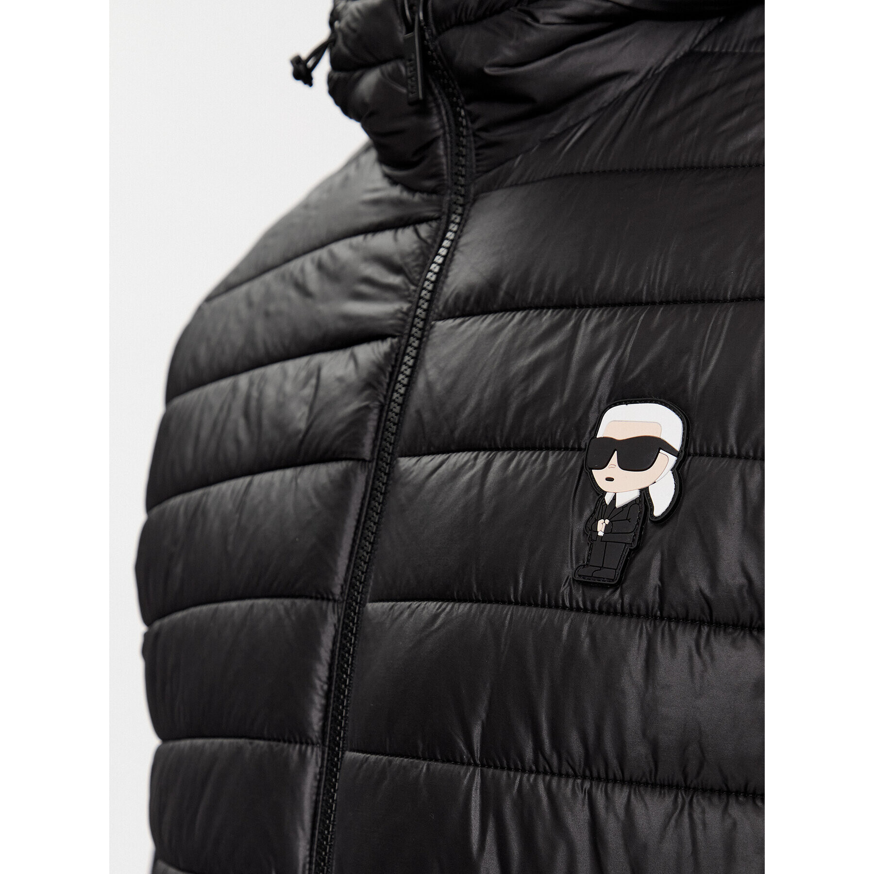 KARL LAGERFELD Bunda pro přechodné období 505060 534560 Černá Regular Fit - Pepit.cz