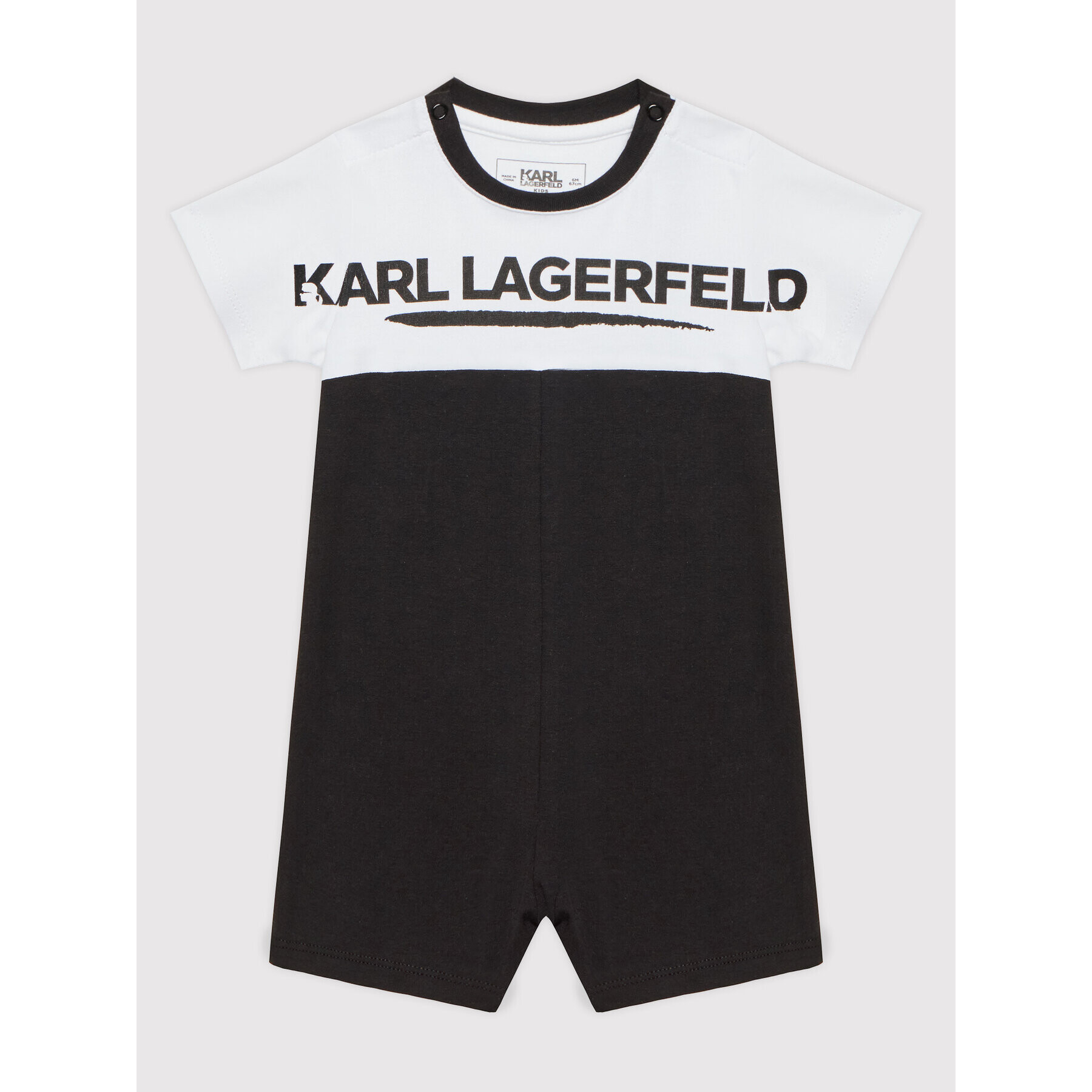 KARL LAGERFELD Dětské body Z94062 Černá Regular Fit - Pepit.cz