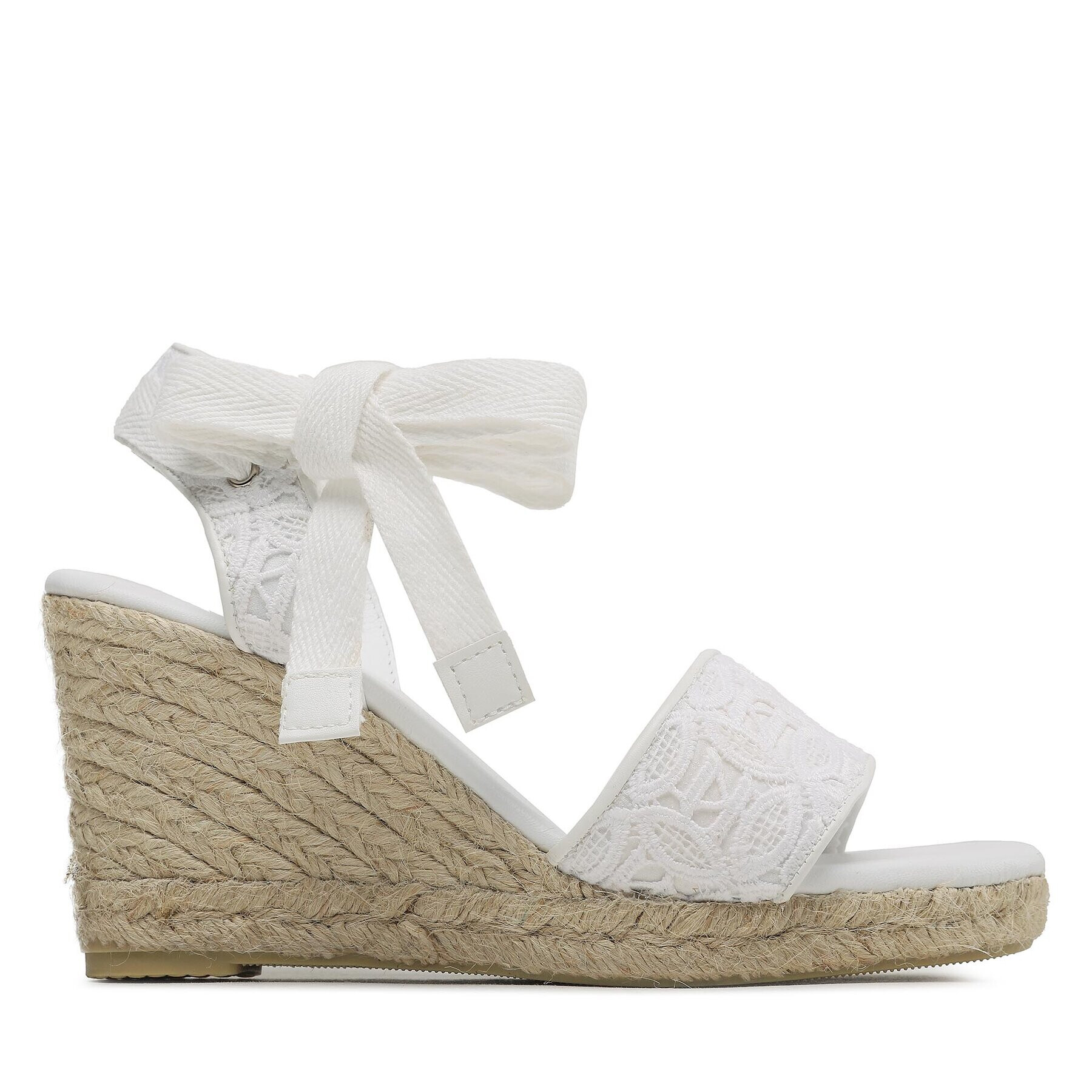 KARL LAGERFELD Espadrilky KL32205 Bílá - Pepit.cz