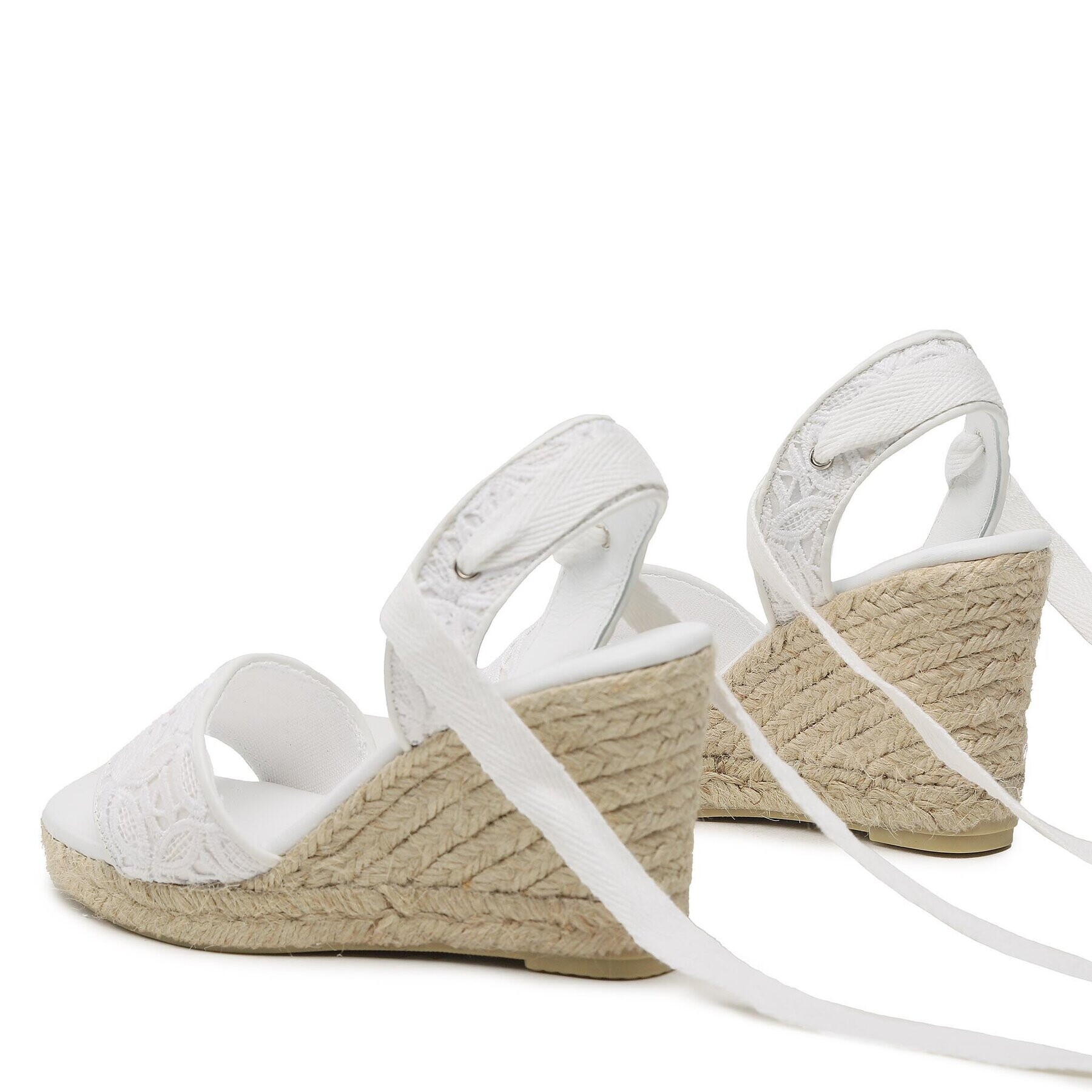 KARL LAGERFELD Espadrilky KL32205 Bílá - Pepit.cz