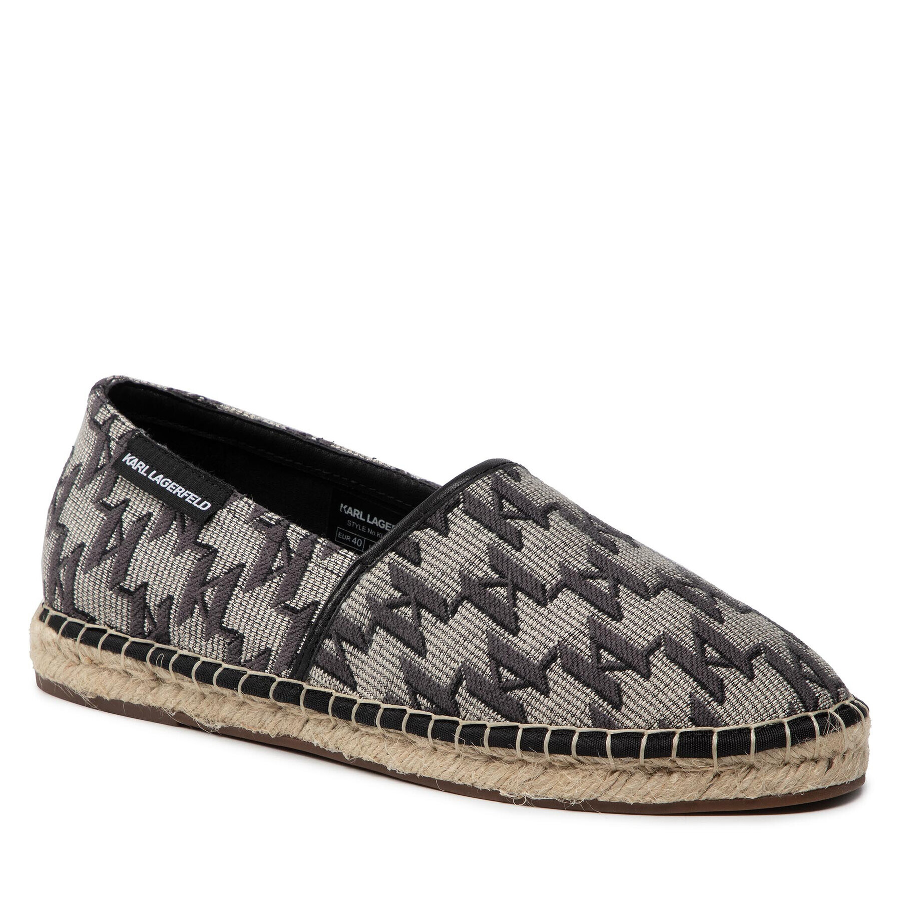 KARL LAGERFELD Espadrilky KL70109 Šedá - Pepit.cz