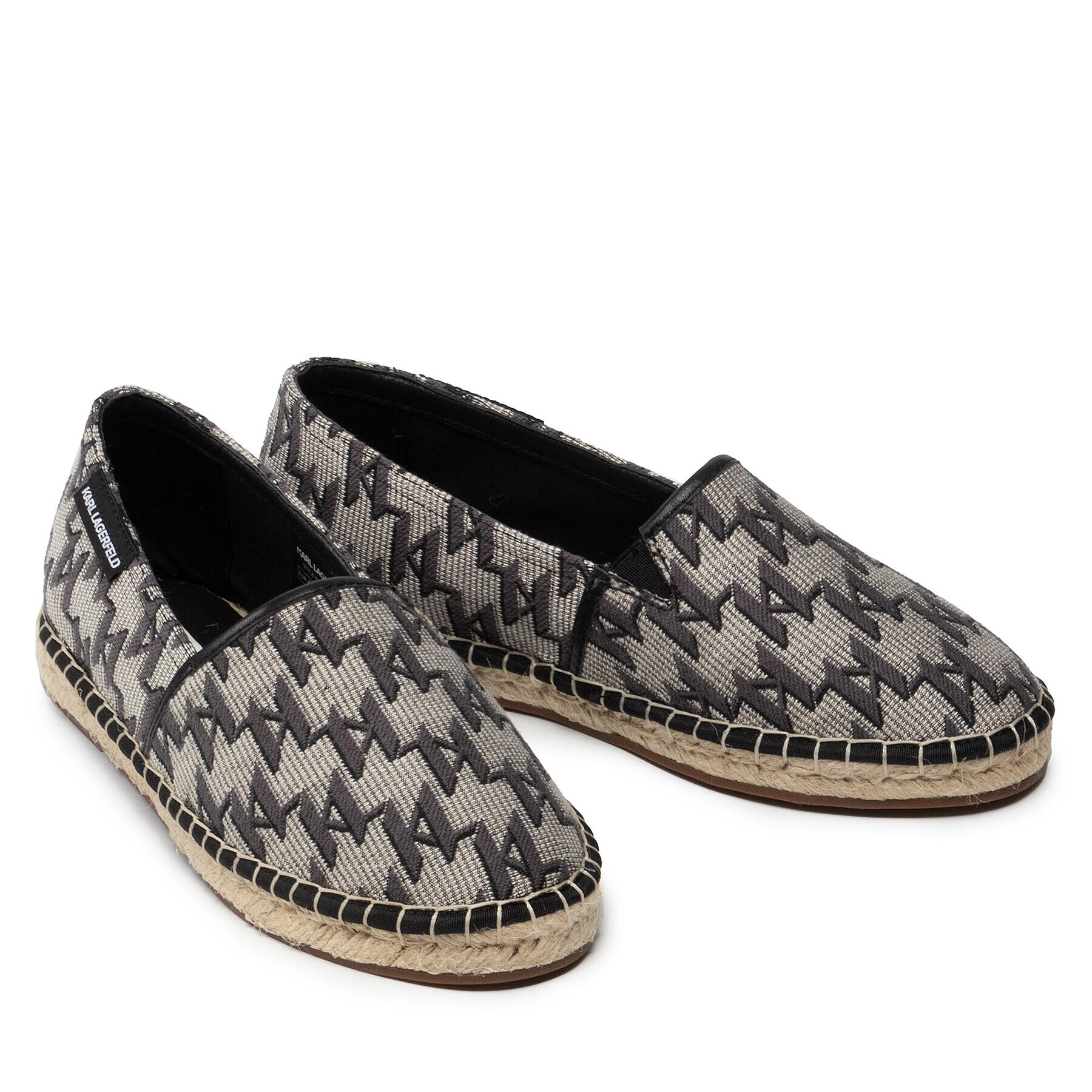 KARL LAGERFELD Espadrilky KL70109 Šedá - Pepit.cz