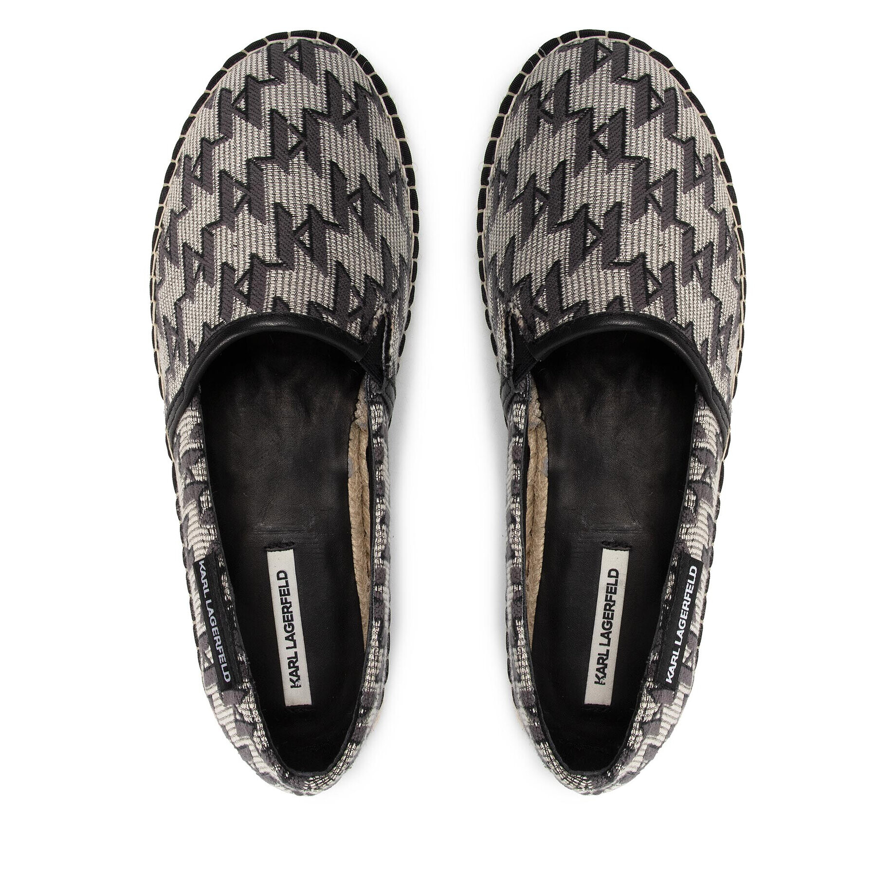 KARL LAGERFELD Espadrilky KL70109 Šedá - Pepit.cz