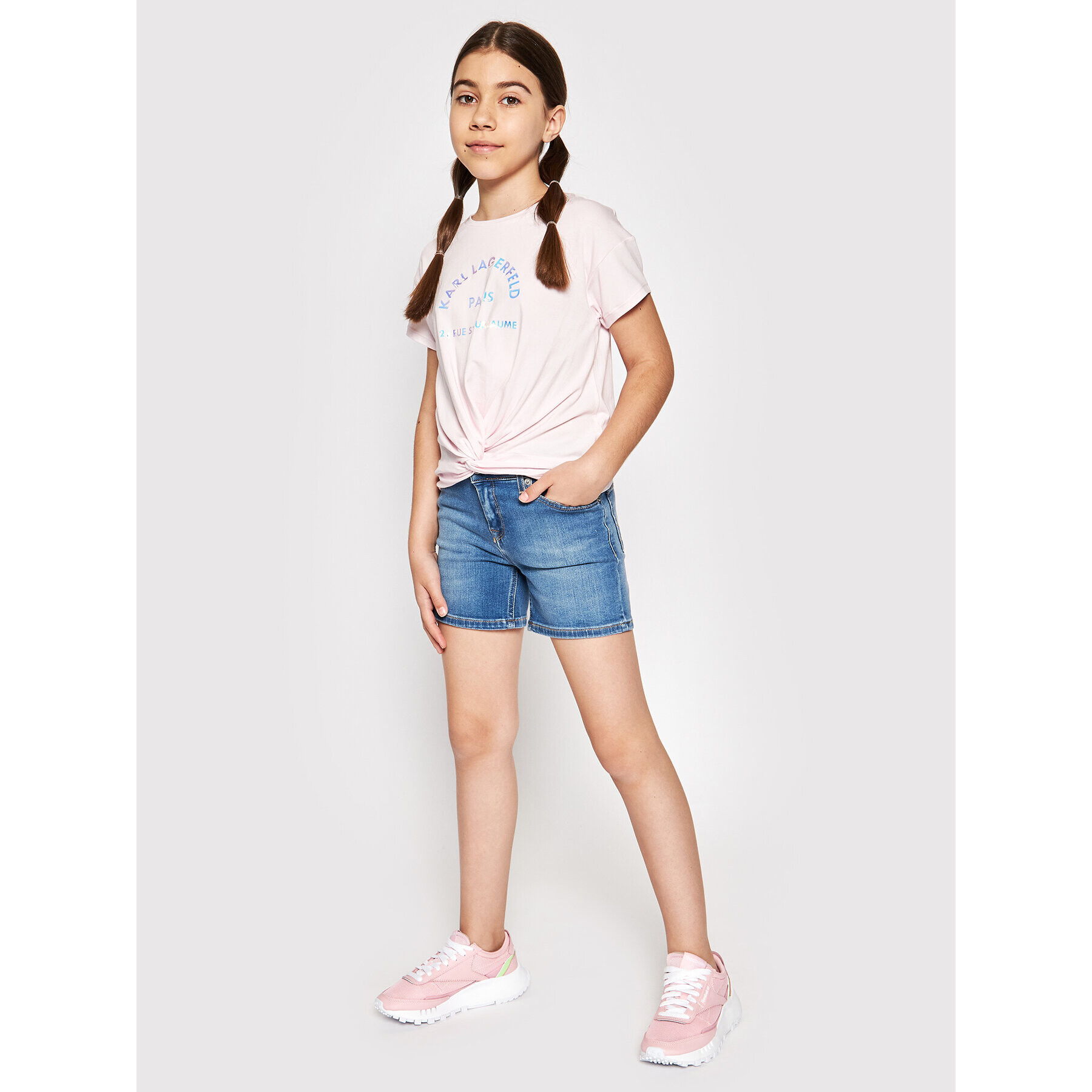 KARL LAGERFELD Halenka Z15303 S Růžová Regular Fit - Pepit.cz