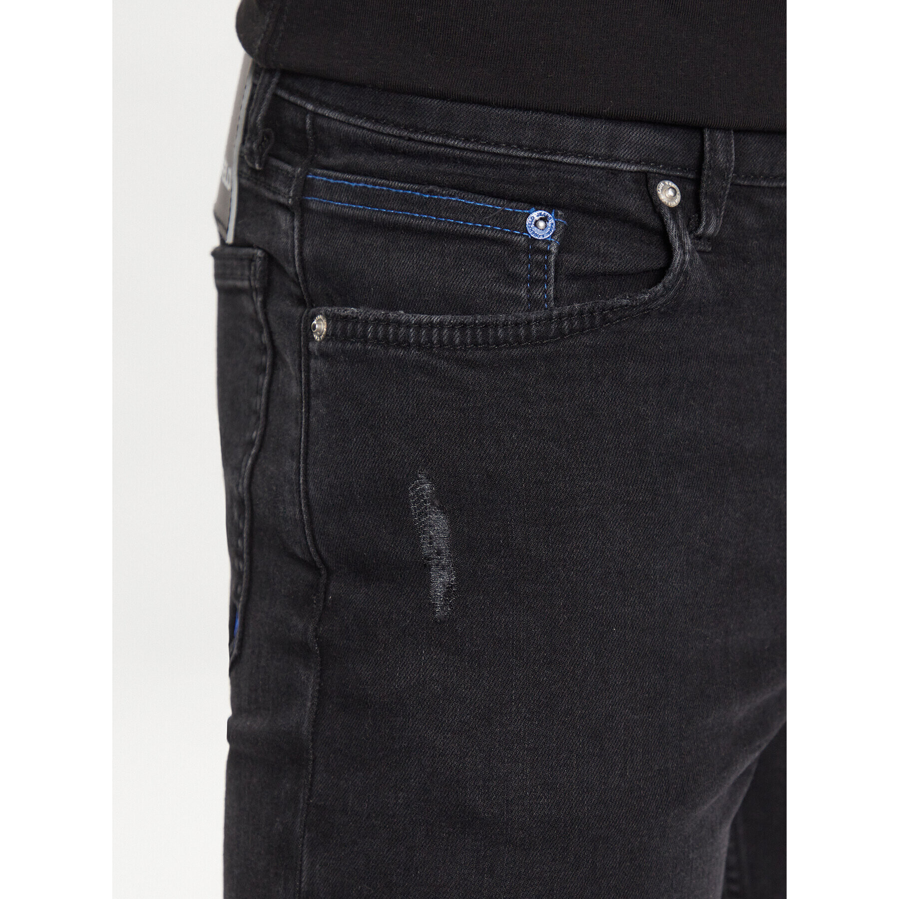 Karl Lagerfeld Jeans Jeansy 231D1104 Černá Skinny Fit - Pepit.cz