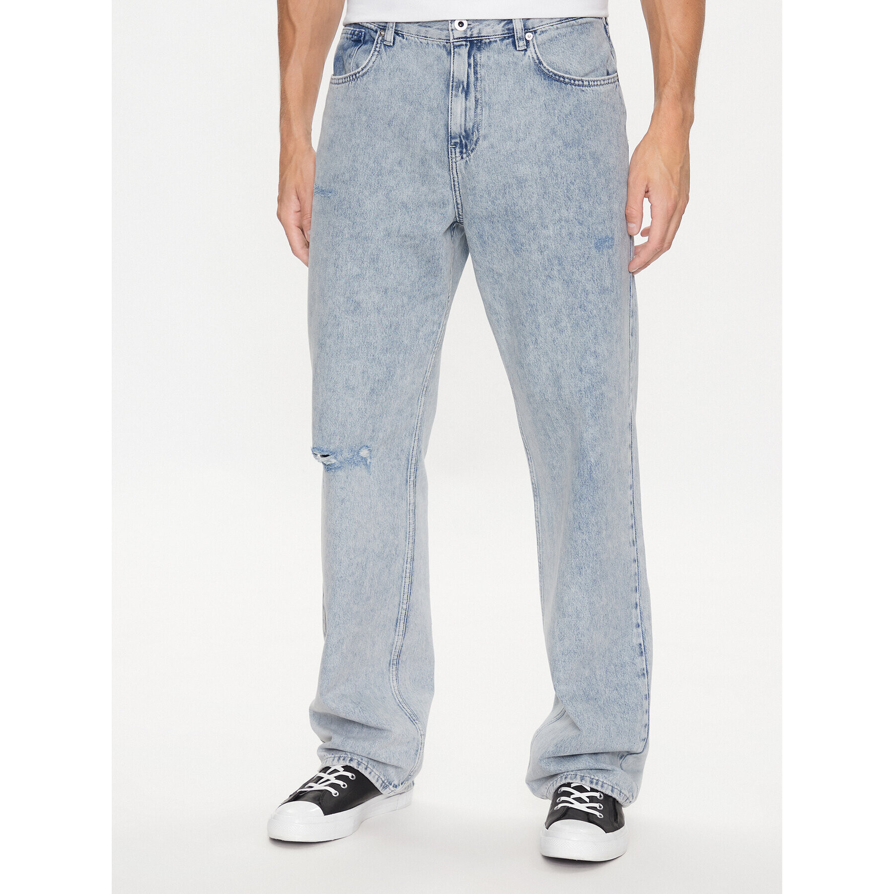 Karl Lagerfeld Jeans Jeansy 231D1109 Modrá Relaxed Fit - Pepit.cz