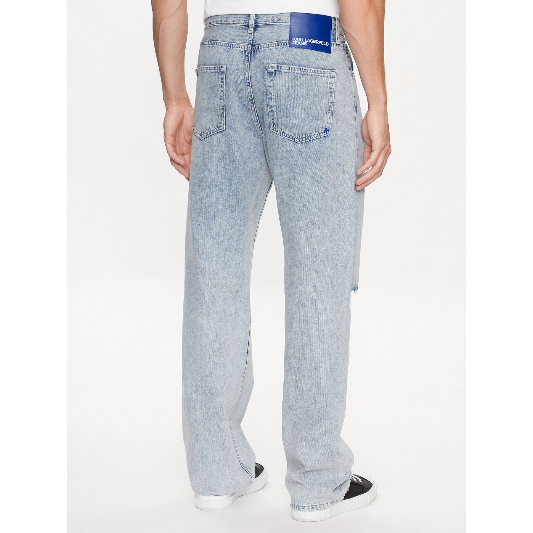 Karl Lagerfeld Jeans Jeansy 231D1109 Modrá Relaxed Fit - Pepit.cz