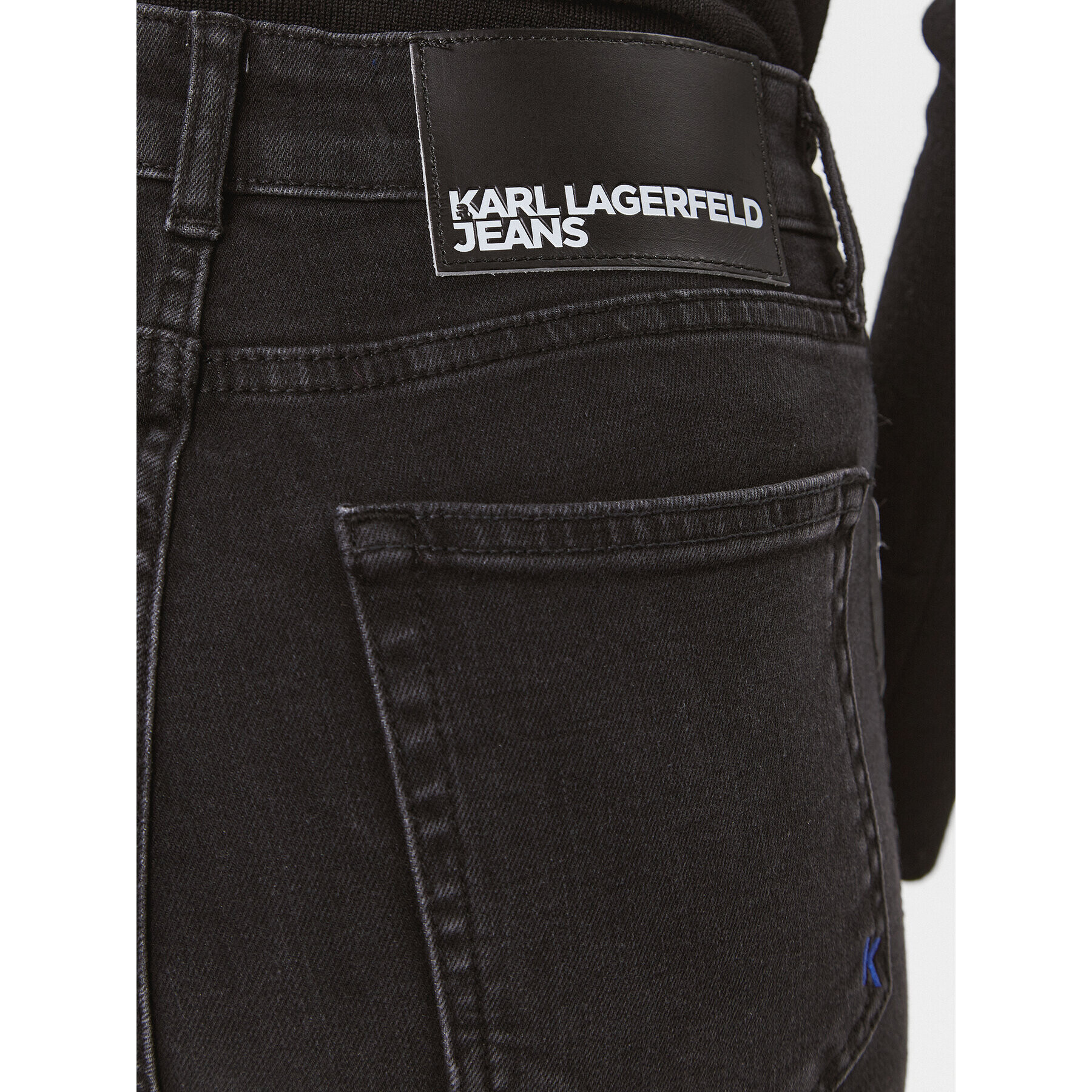 Karl Lagerfeld Jeans Jeansy 231J1115 Černá Slim Fit - Pepit.cz