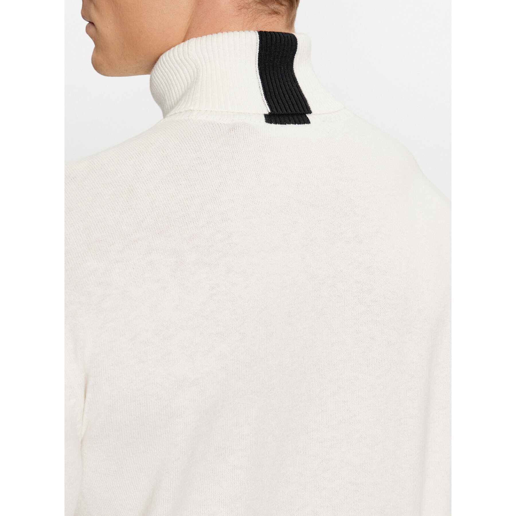 Karl Lagerfeld Jeans KARL LAGERFELD Rolák Klj Lightweight Turtleneck 236D2000 Bílá Slim Fit - Pepit.cz