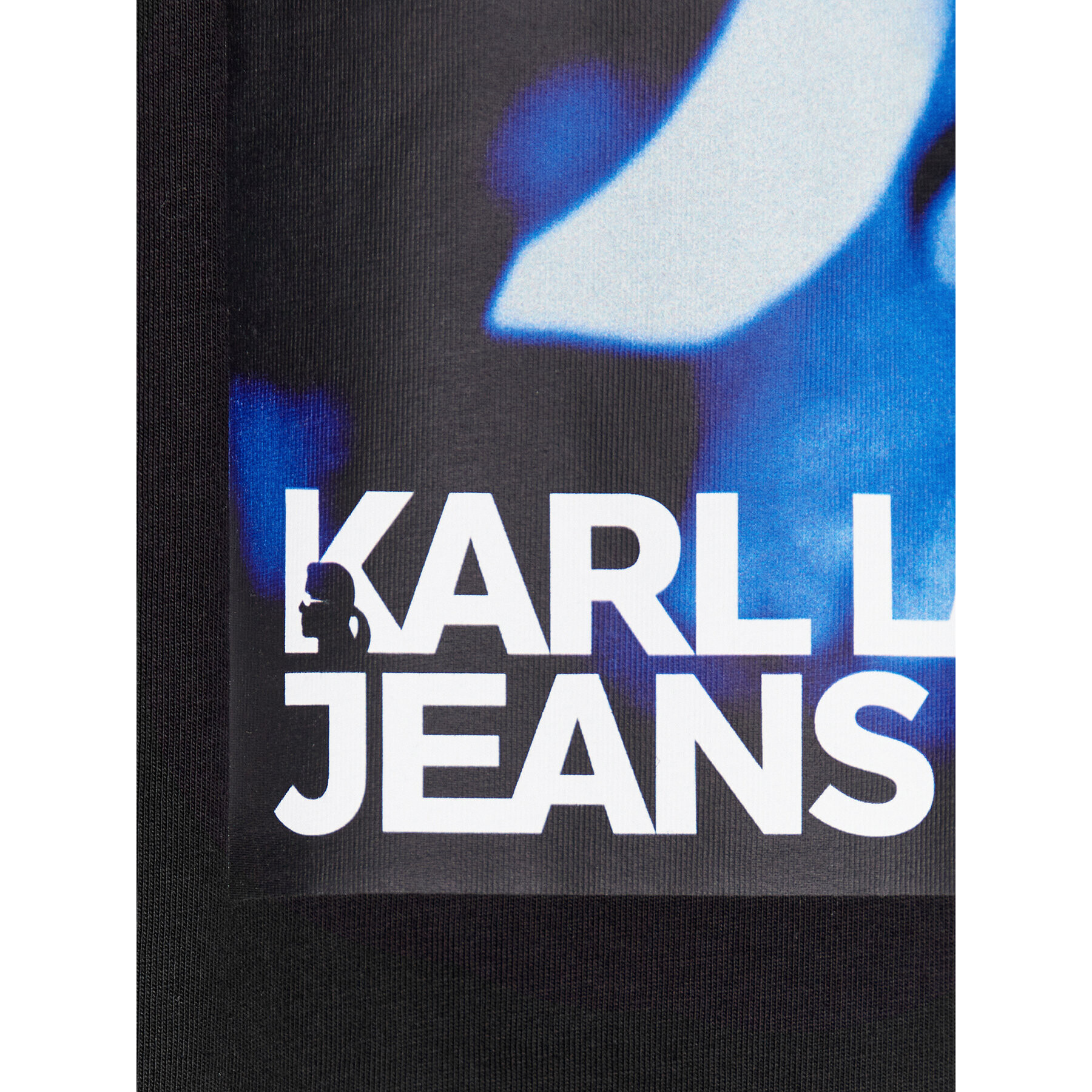 Karl Lagerfeld Jeans KARL LAGERFELD T-Shirt Klj Karl Sslv Tee 236D1750 Černá Regular Fit - Pepit.cz