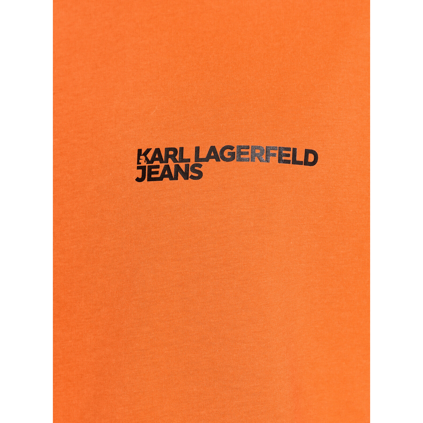 Karl Lagerfeld Jeans T-Shirt Logo 231D1704 Oranžová Relaxed Fit - Pepit.cz