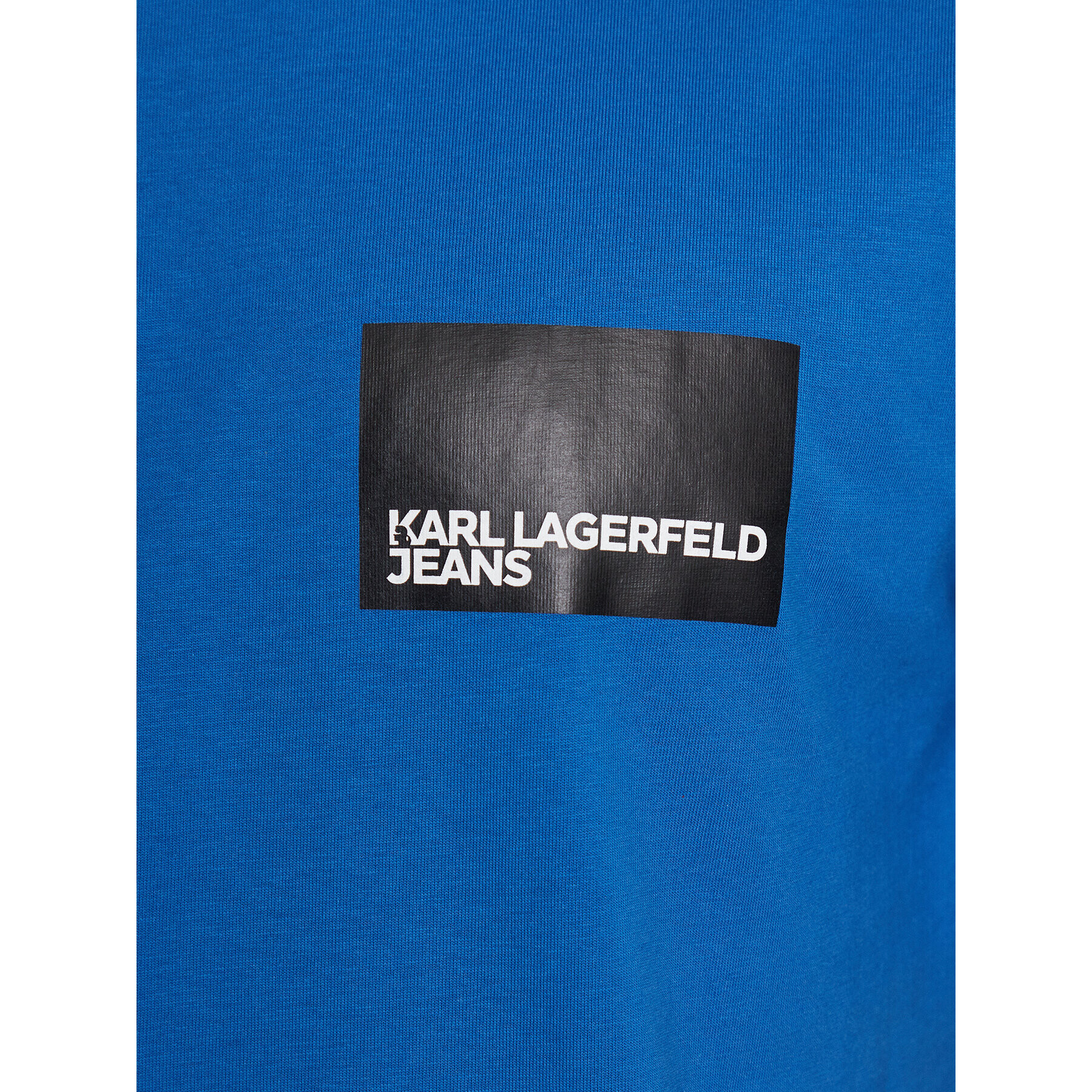 Karl Lagerfeld Jeans T-Shirt Logo 231D1706 Modrá Regular Fit - Pepit.cz