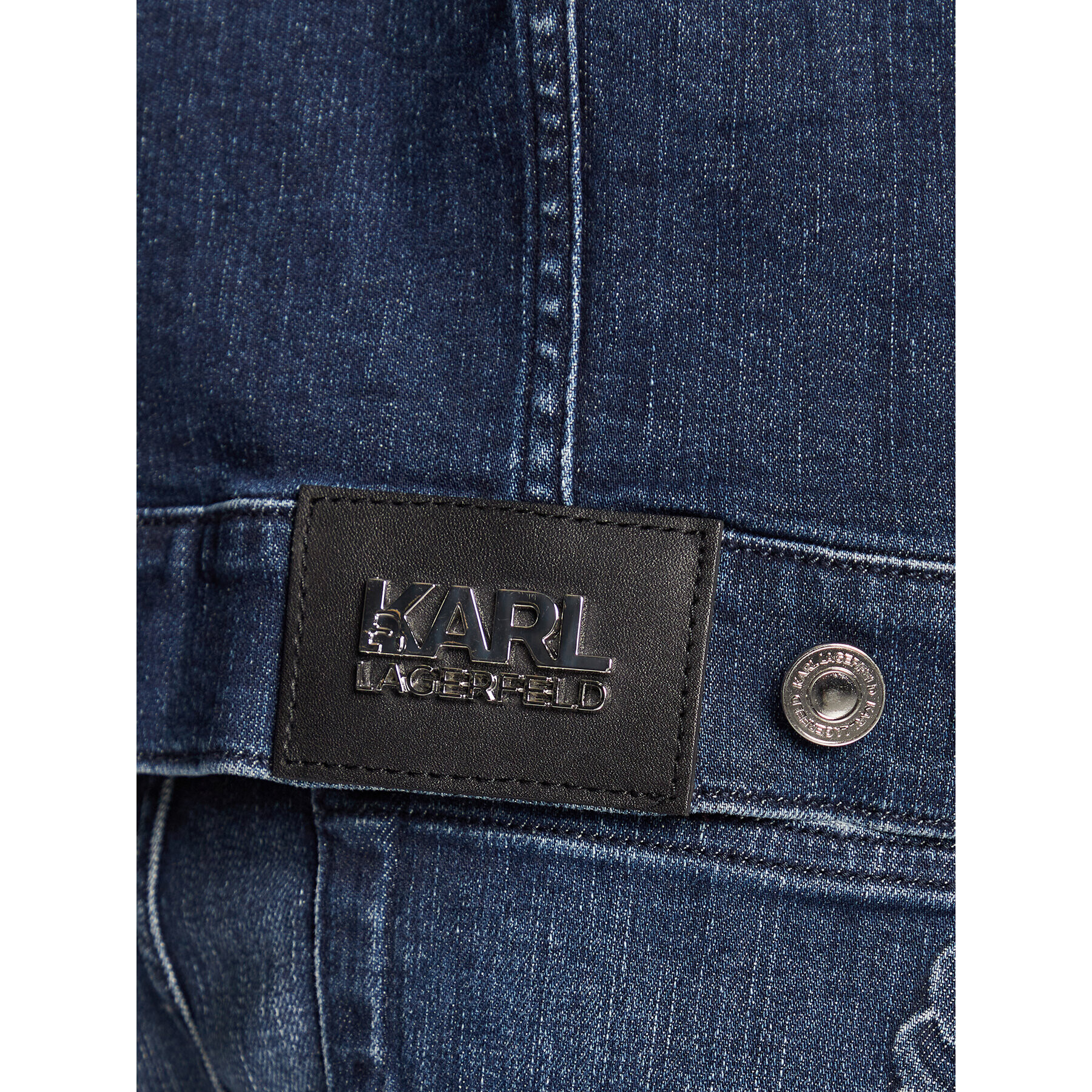 KARL LAGERFELD Jeansová bunda 505802 524835 Modrá Regular Fit - Pepit.cz