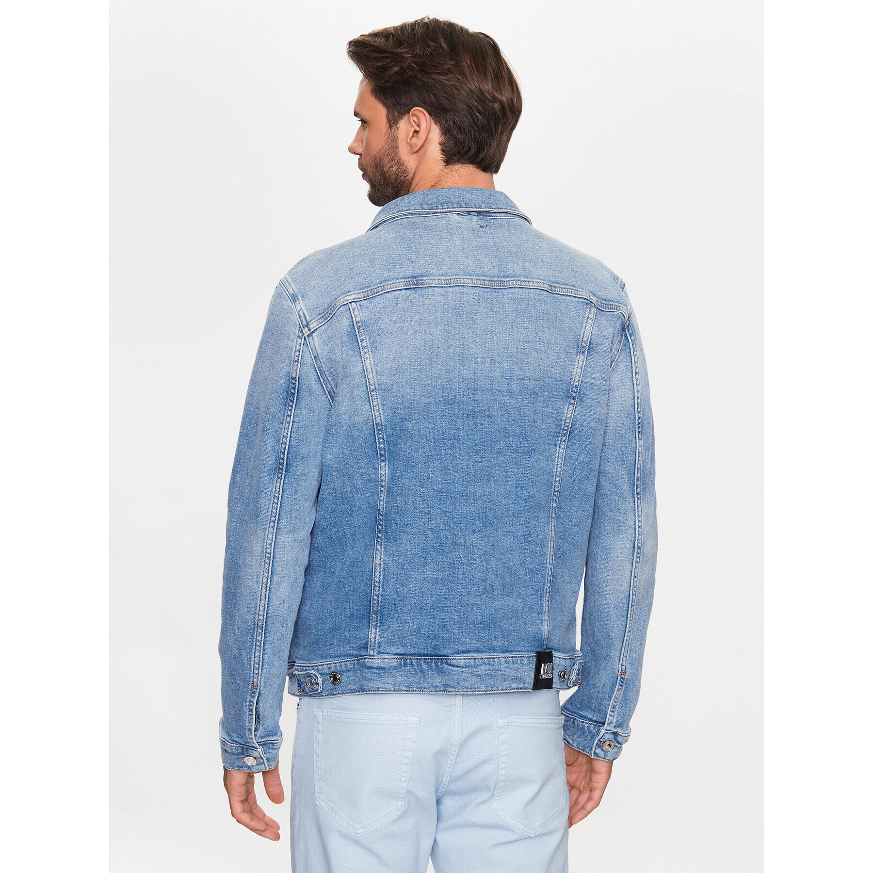 KARL LAGERFELD Jeansová bunda 505802 532853 Modrá Regular Fit - Pepit.cz