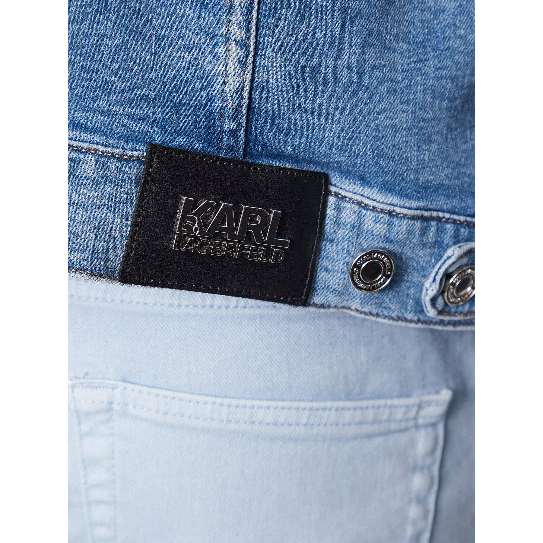 KARL LAGERFELD Jeansová bunda 505802 532853 Modrá Regular Fit - Pepit.cz