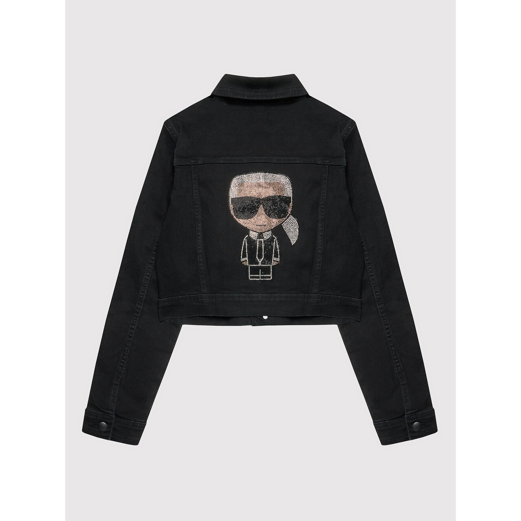 KARL LAGERFELD Jeansová bunda Z16127 D Černá Regular Fit - Pepit.cz