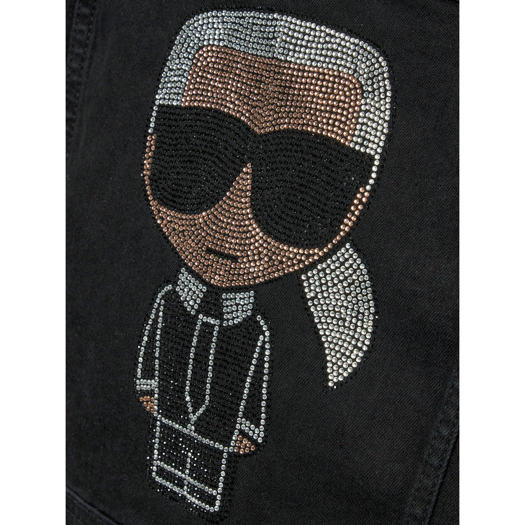 KARL LAGERFELD Jeansová bunda Z16127 D Černá Regular Fit - Pepit.cz