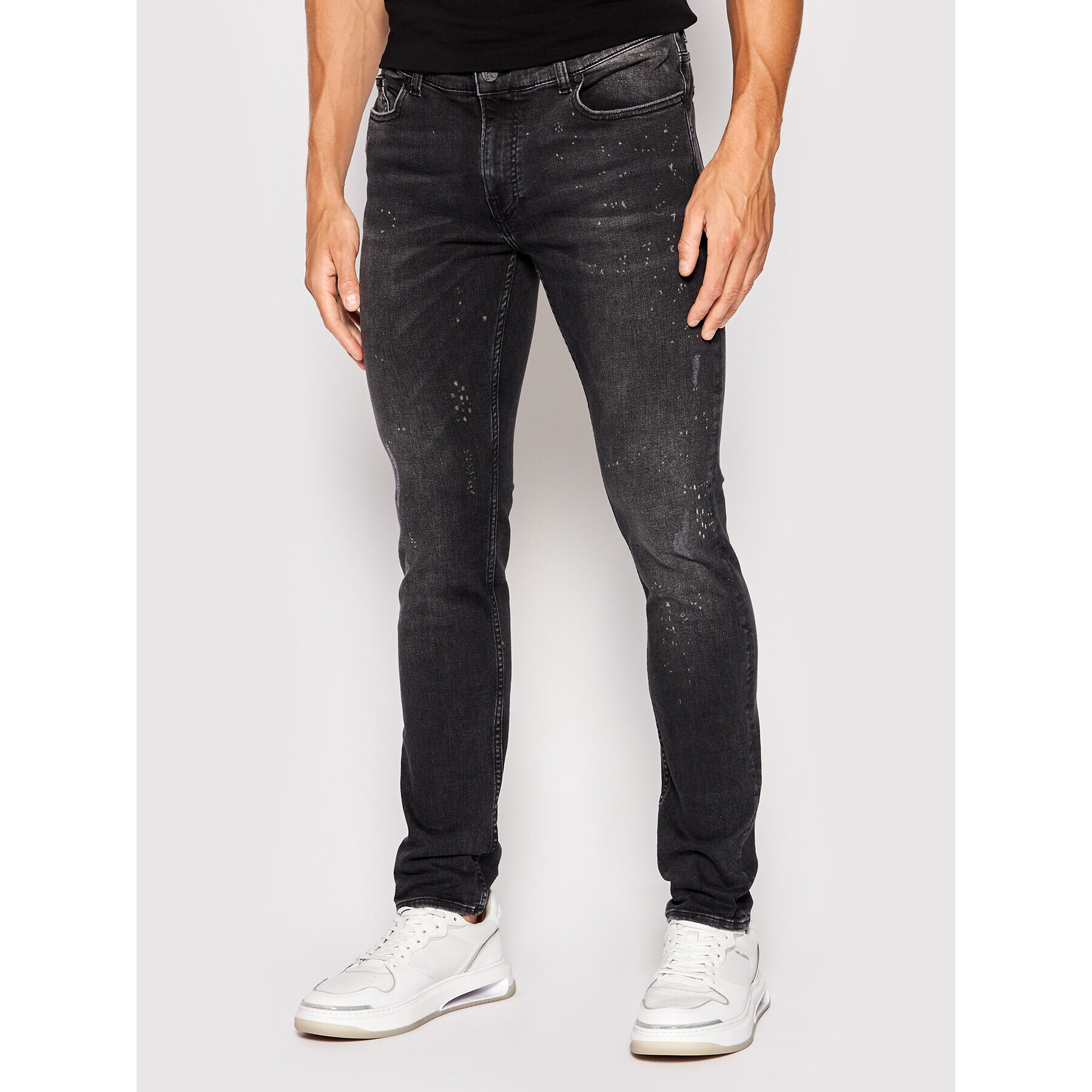 KARL LAGERFELD Jeansy 265801 521832 Šedá Slim Fit - Pepit.cz