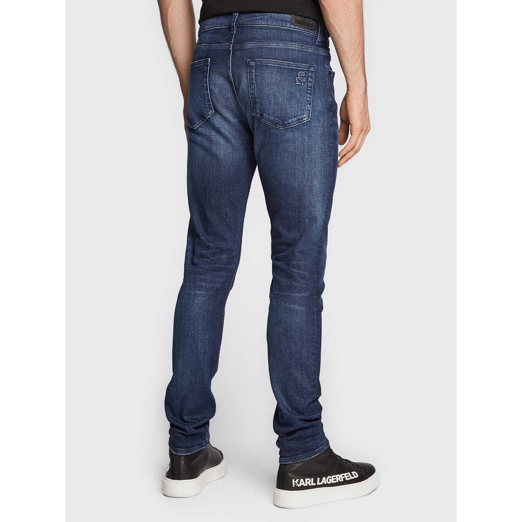 KARL LAGERFELD Jeansy 265801 524835 Modrá Slim Fit - Pepit.cz