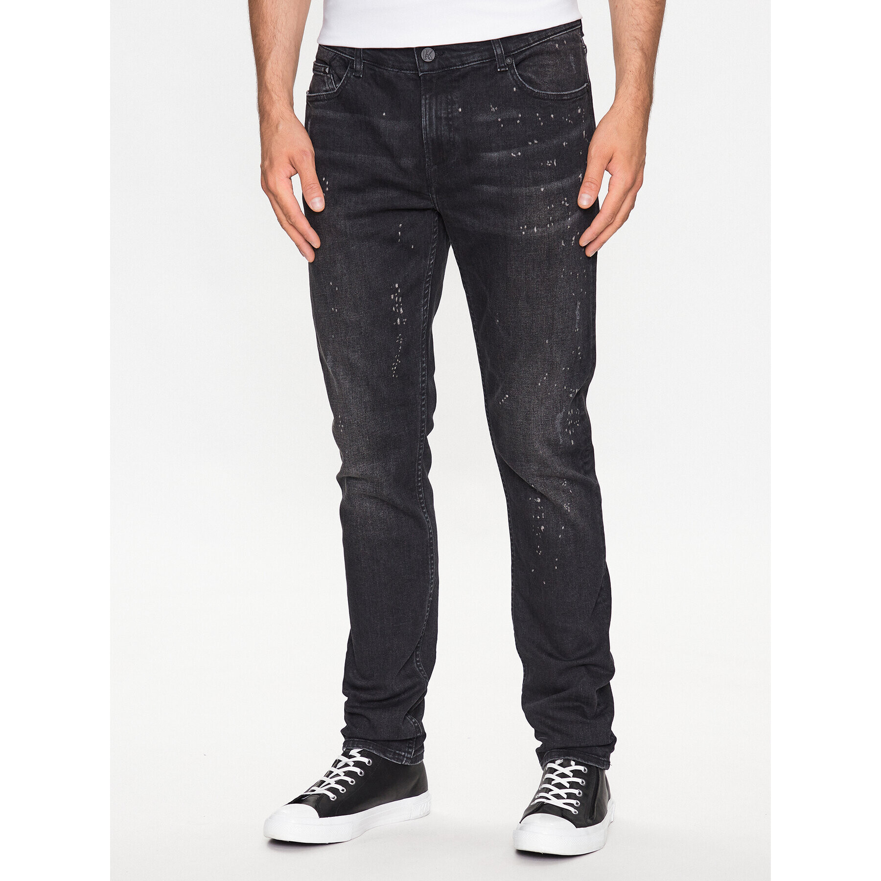 KARL LAGERFELD Jeansy 265801 532832 Černá Slim Fit - Pepit.cz