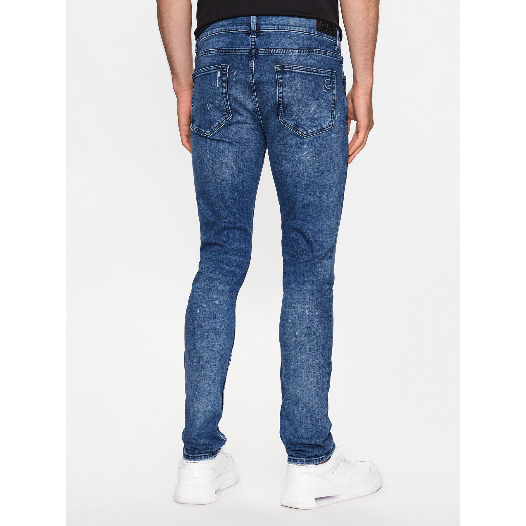 KARL LAGERFELD Jeansy 265801 532832 Modrá Slim Fit - Pepit.cz