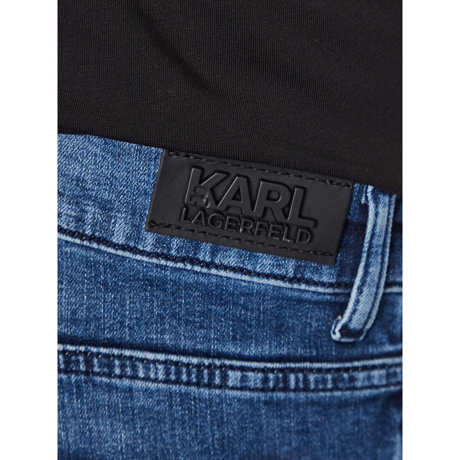 KARL LAGERFELD Jeansy 265801 532832 Modrá Slim Fit - Pepit.cz