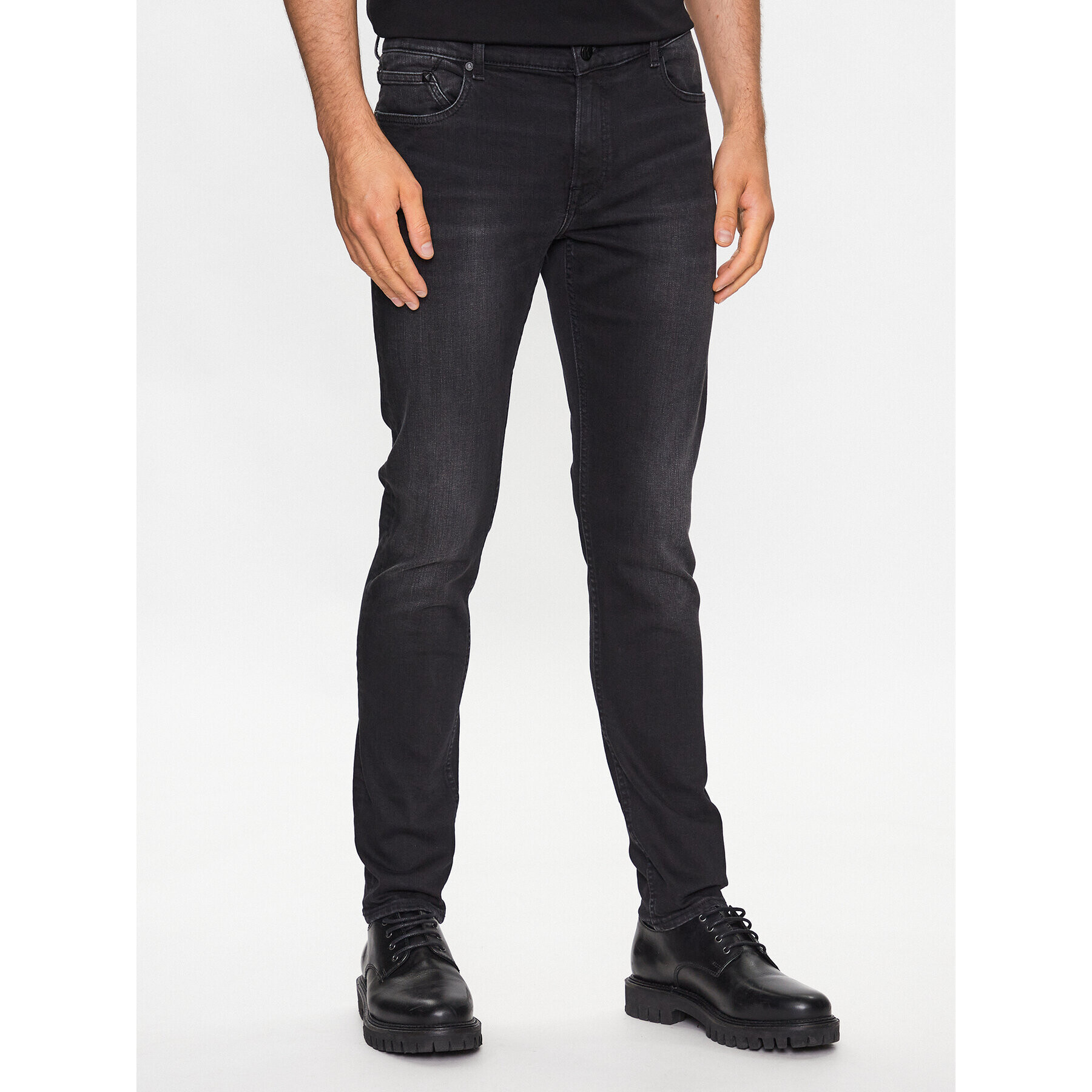 KARL LAGERFELD Jeansy 265801 532835 Černá Slim Fit - Pepit.cz